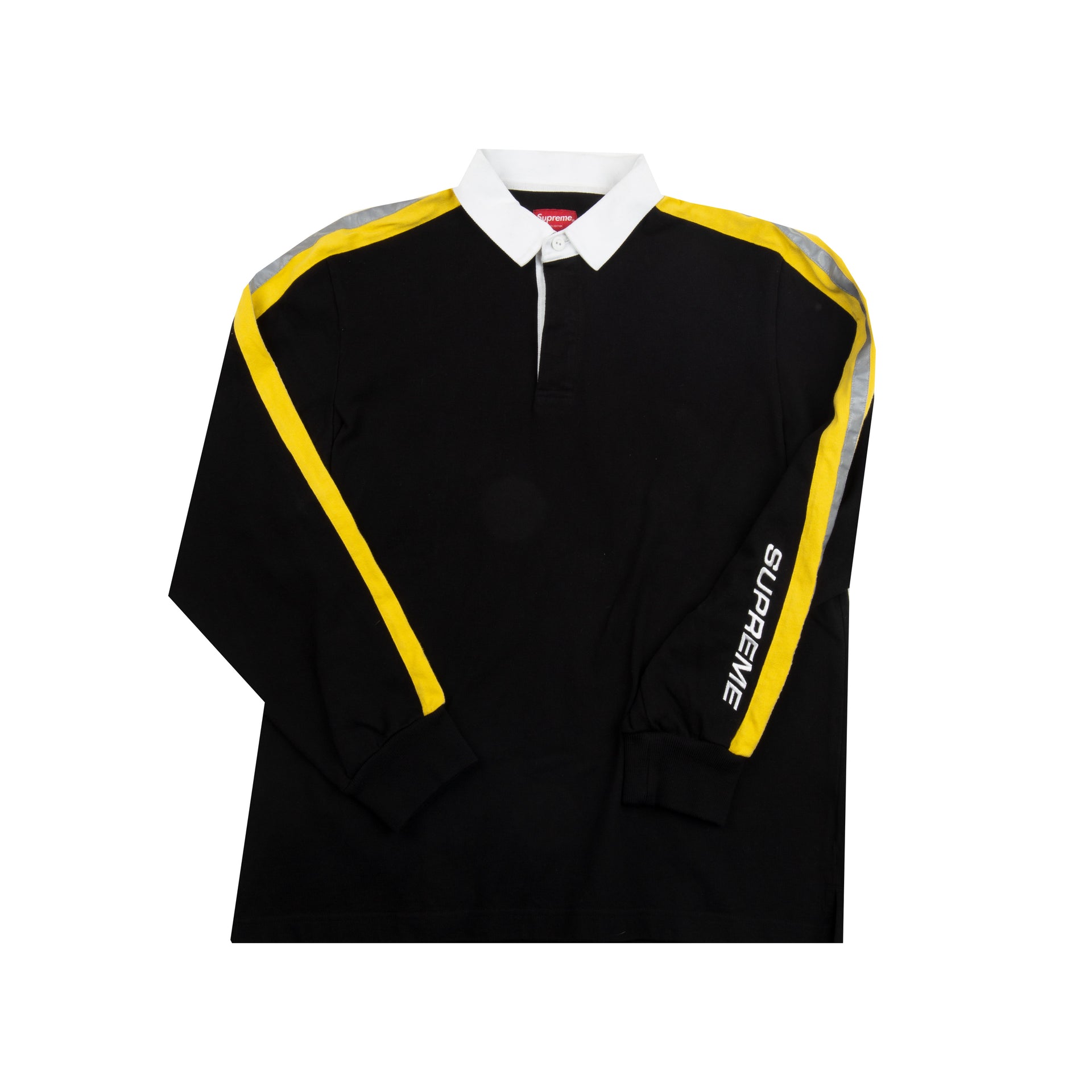 Supreme Black Reflective Rugby Top
