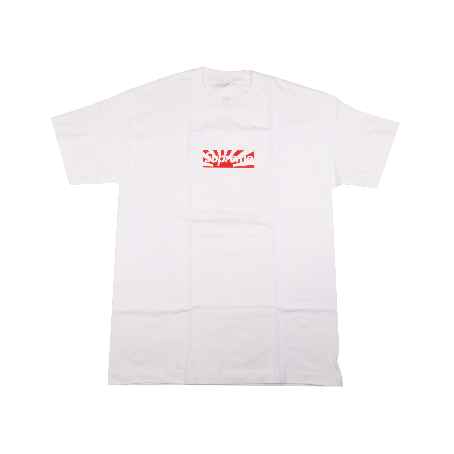 Supreme White Japan Relief Box Logo Tee