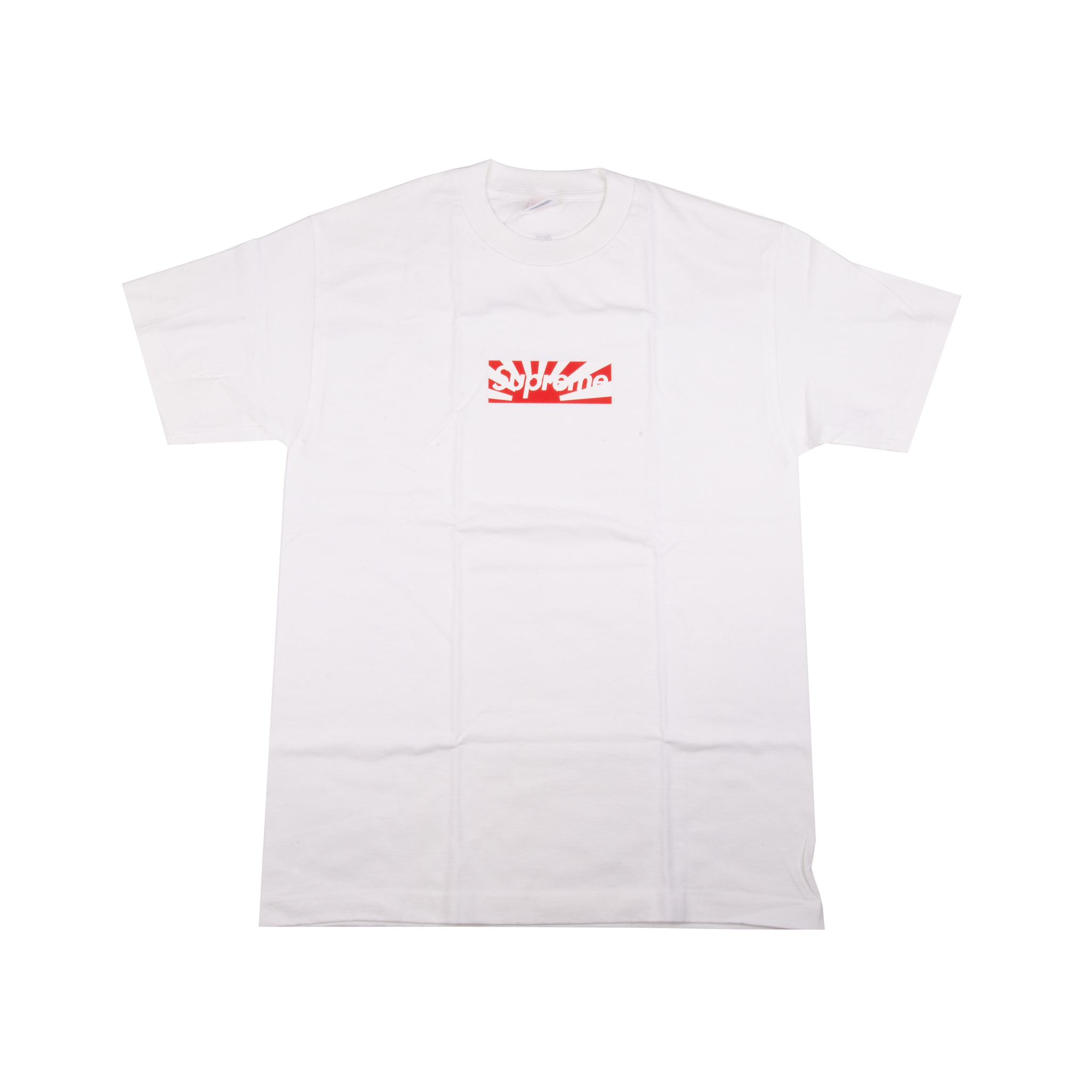 Supreme White Japan Relief Box Logo Tee