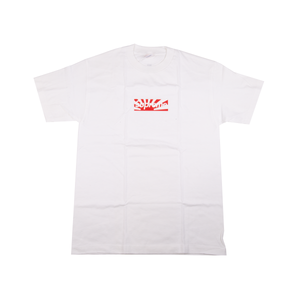 Supreme White Japan Relief Box Logo Tee