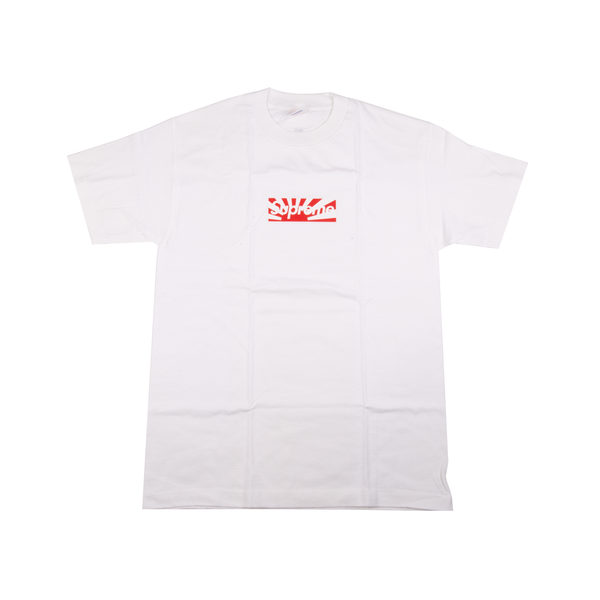 Supreme White Japan Relief Box Logo Tee