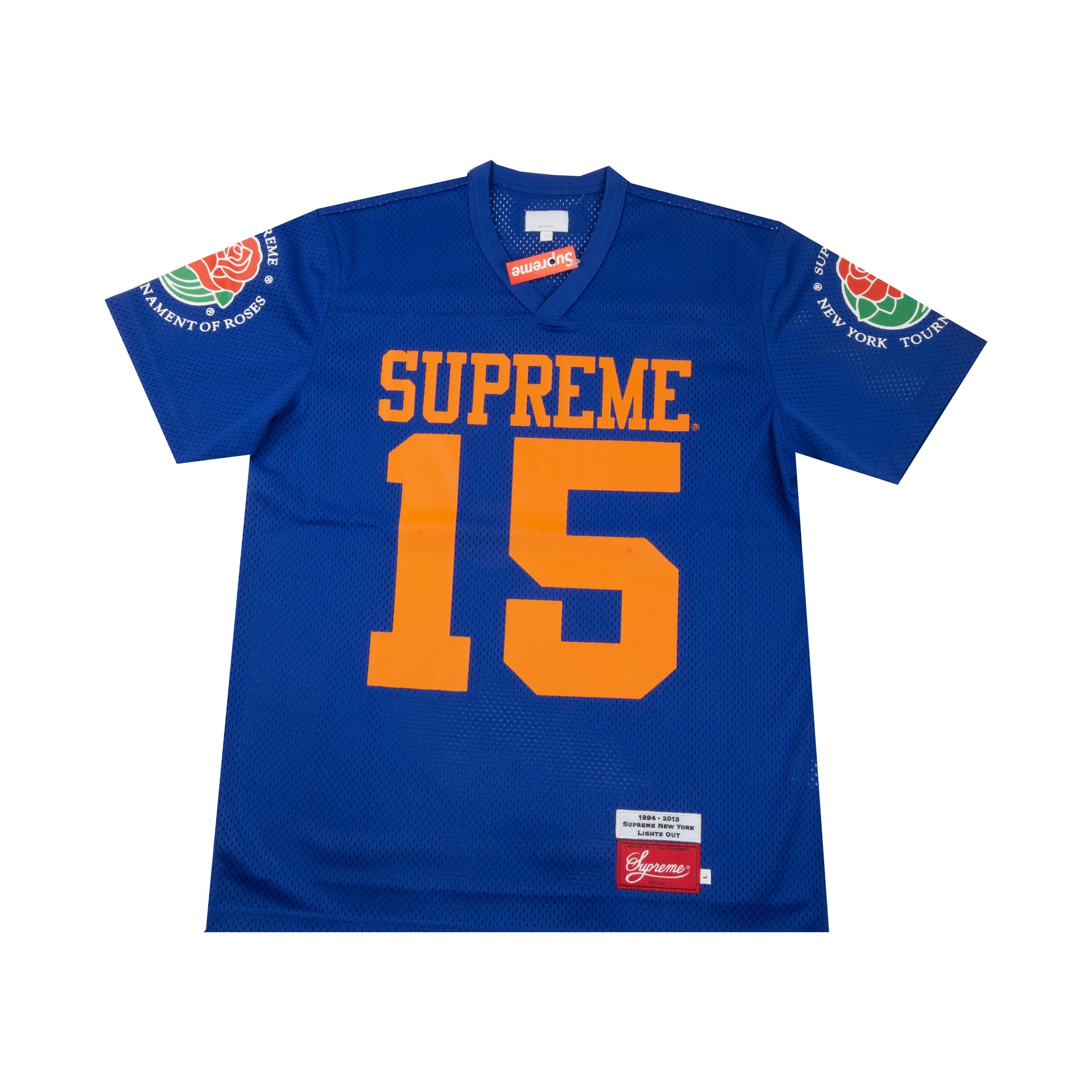 Supreme Royal Blue Roses Jersey