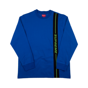 Supreme Royal Vertical Stripe Logo Top