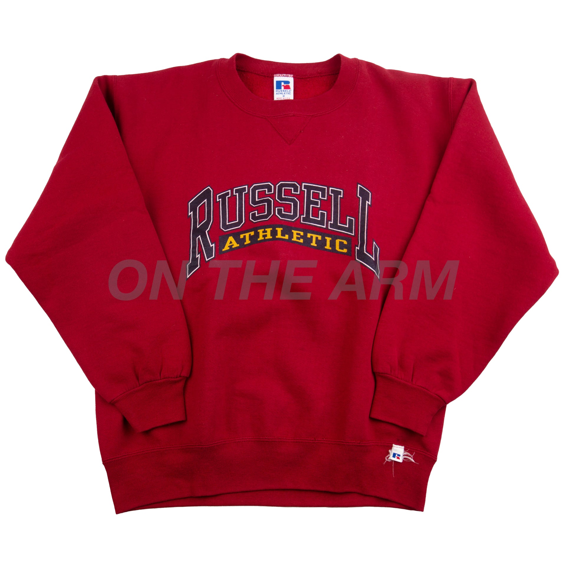 Vintage Red Russell Athletic Crew