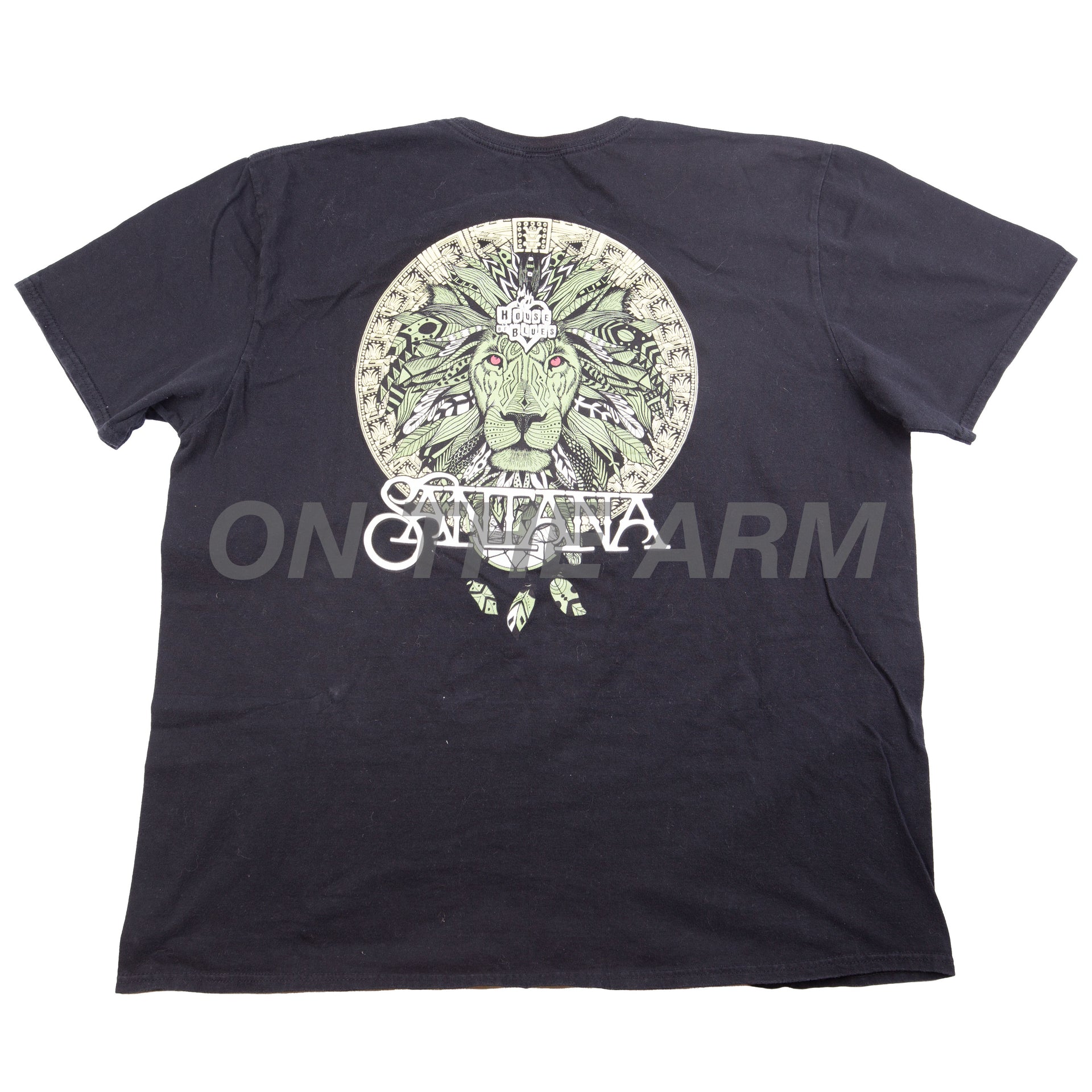 Vintage Black Santana House Of Blues Tee