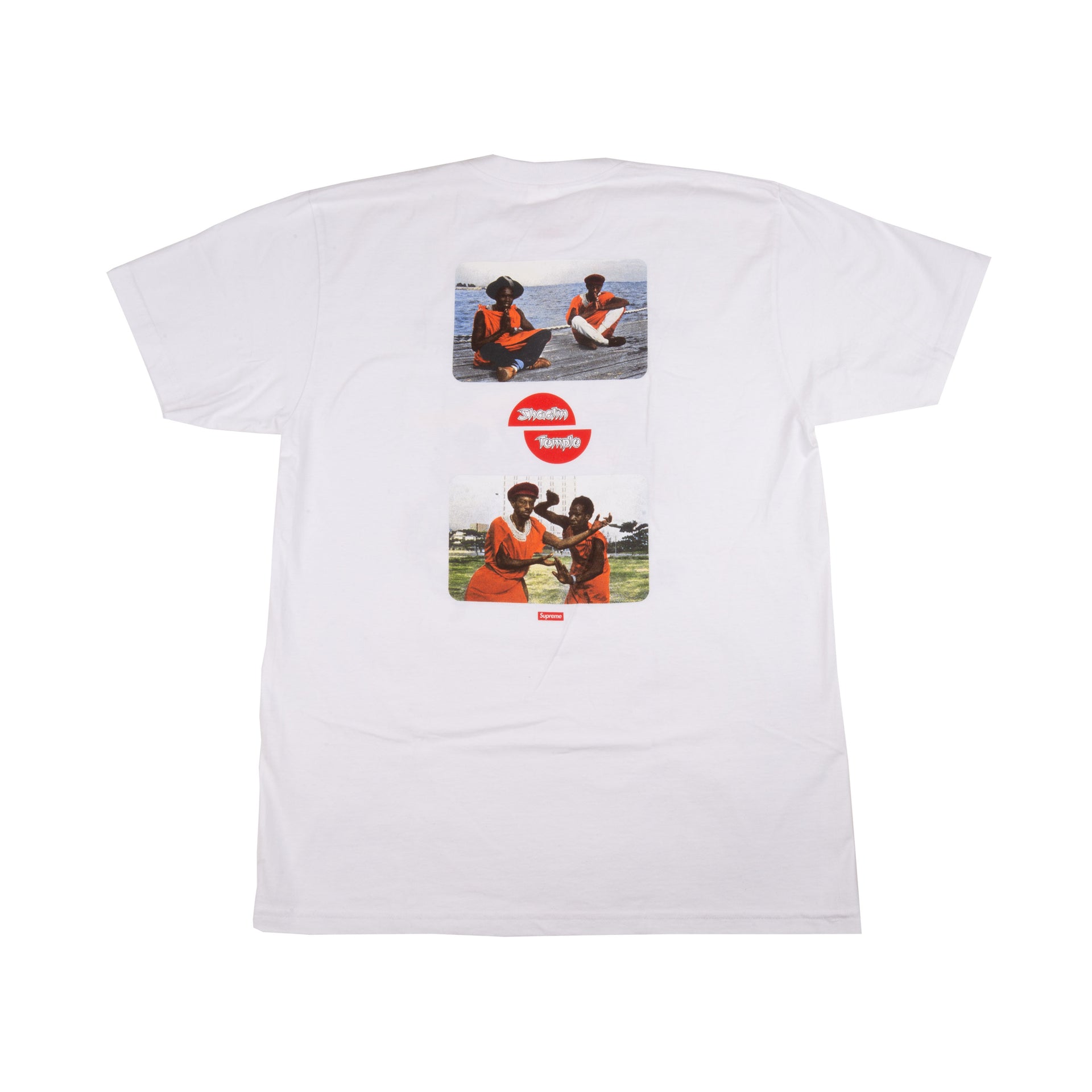 Supreme White Barrington Levy Shaolin Tee