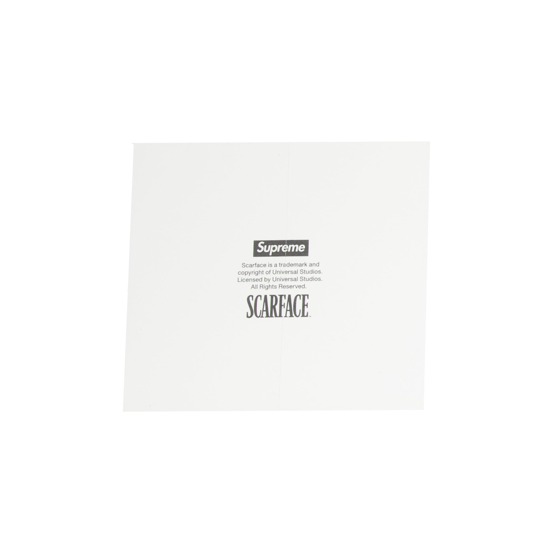 Supreme Scarface Shower Sticker