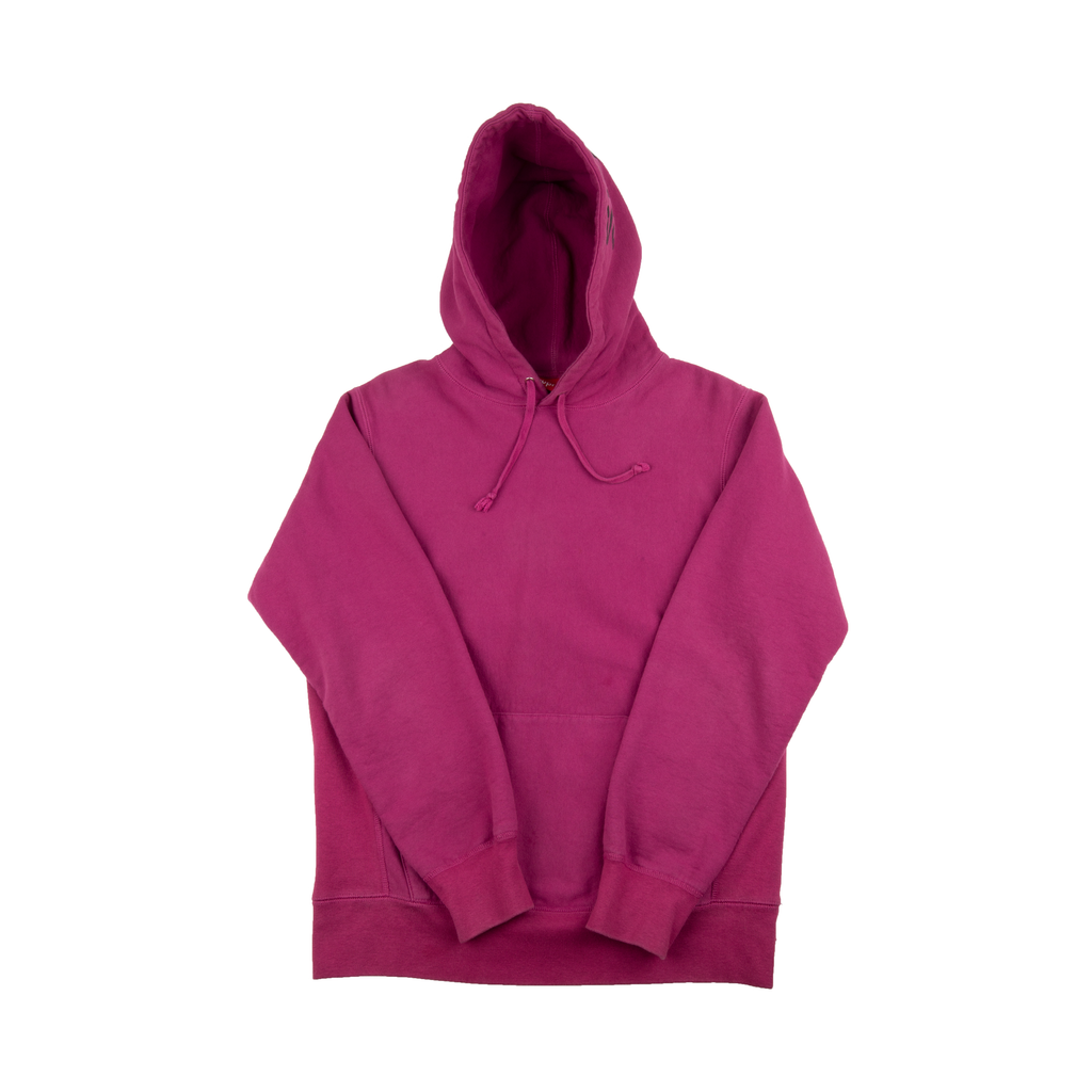 Supreme Magenta Sick Mother Hoodie On The Arm