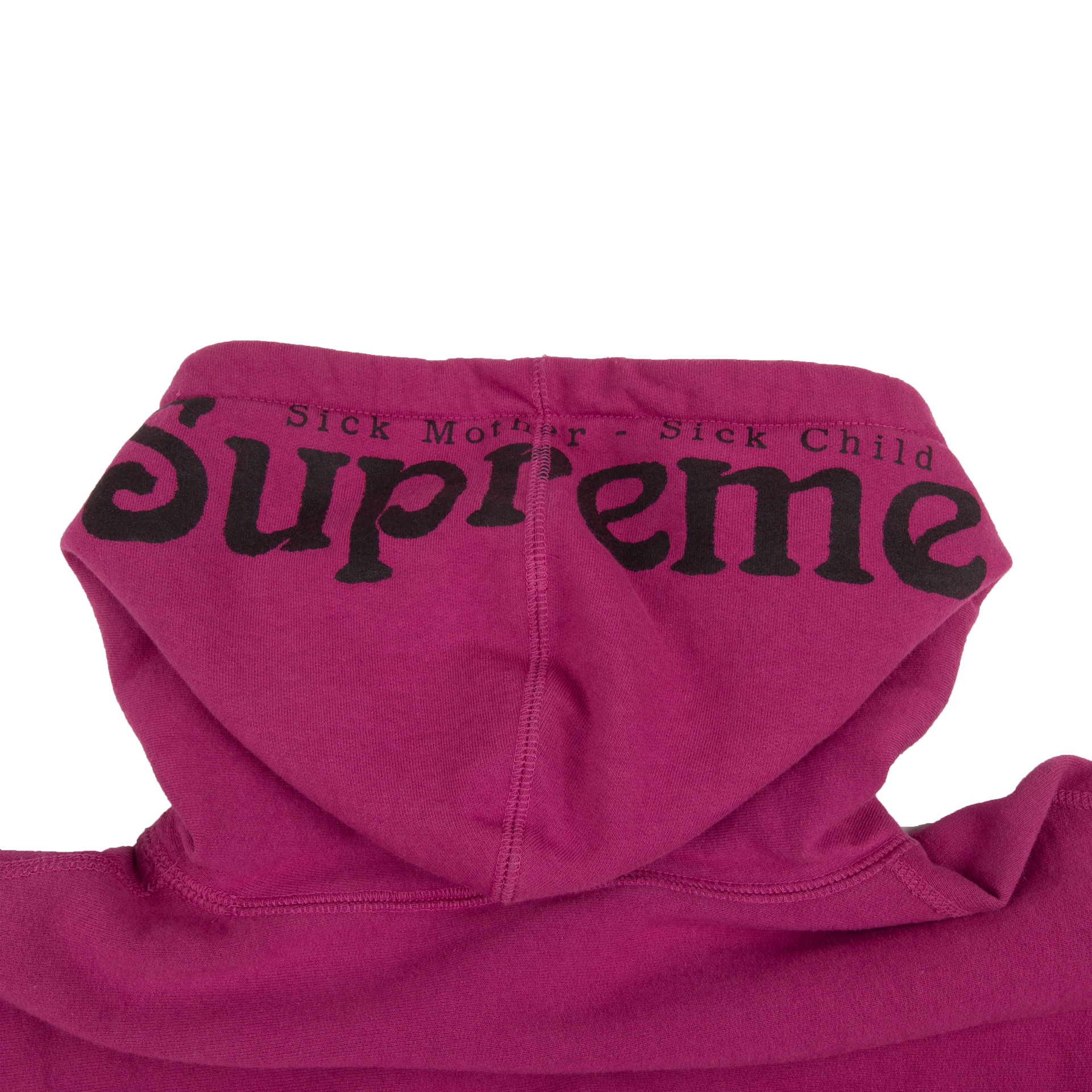 Supreme Magenta Sick Mother Hoodie