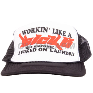 Sicko Black Laundry Trucker Hat