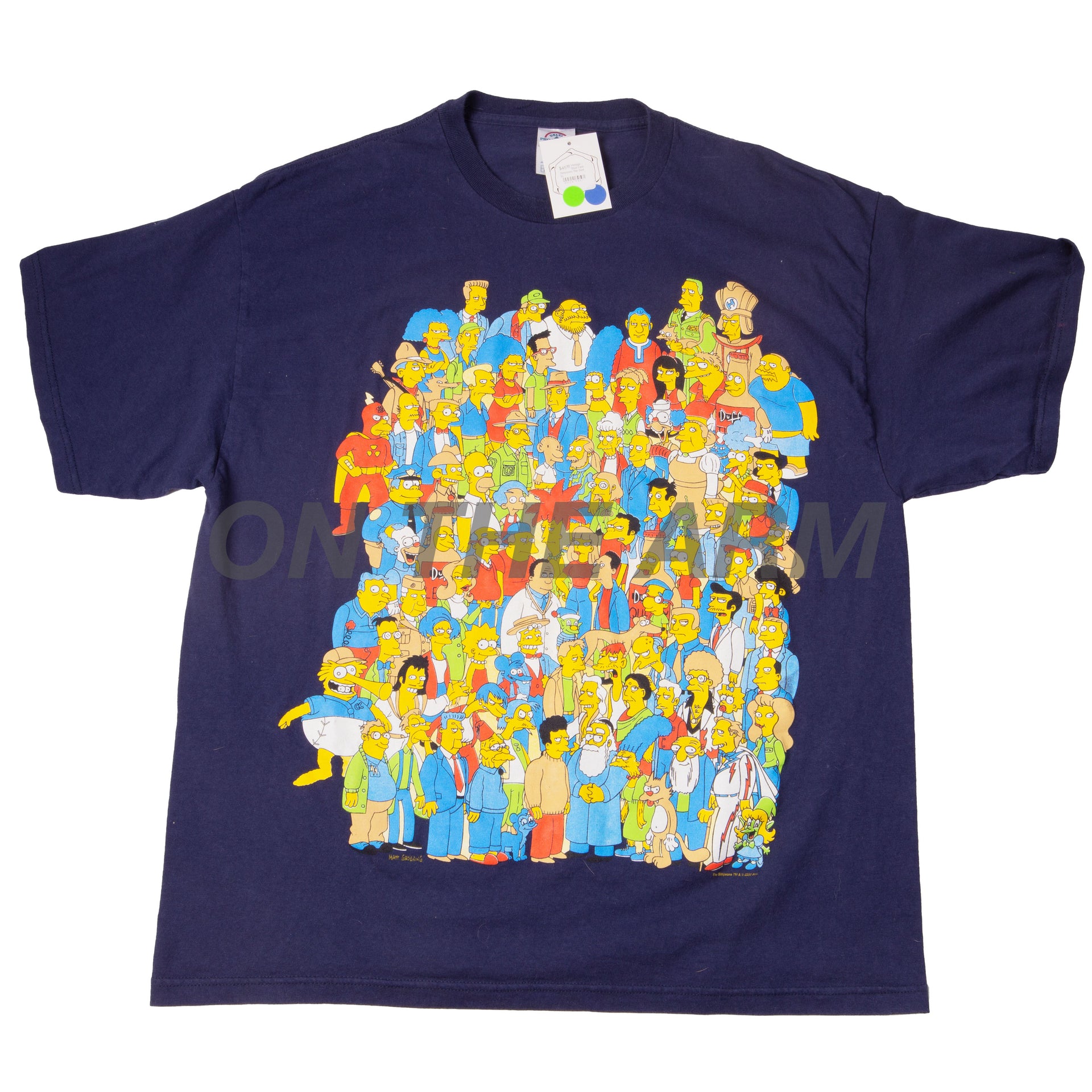 Vintage Blue Cast Simpsons Tee
