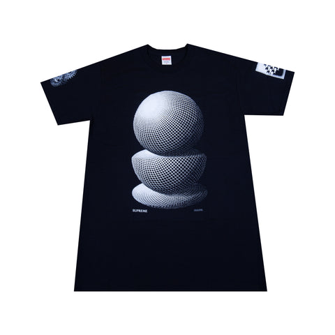 Supreme Black MC Escher Spheres Tee