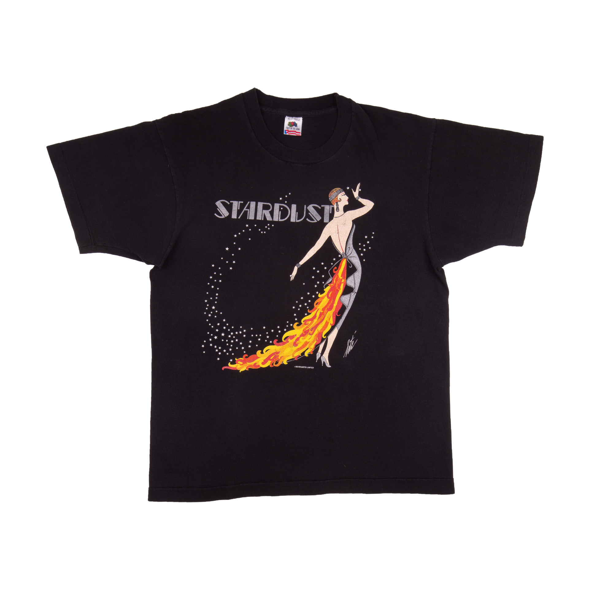 Vintage Black Stardust Tee