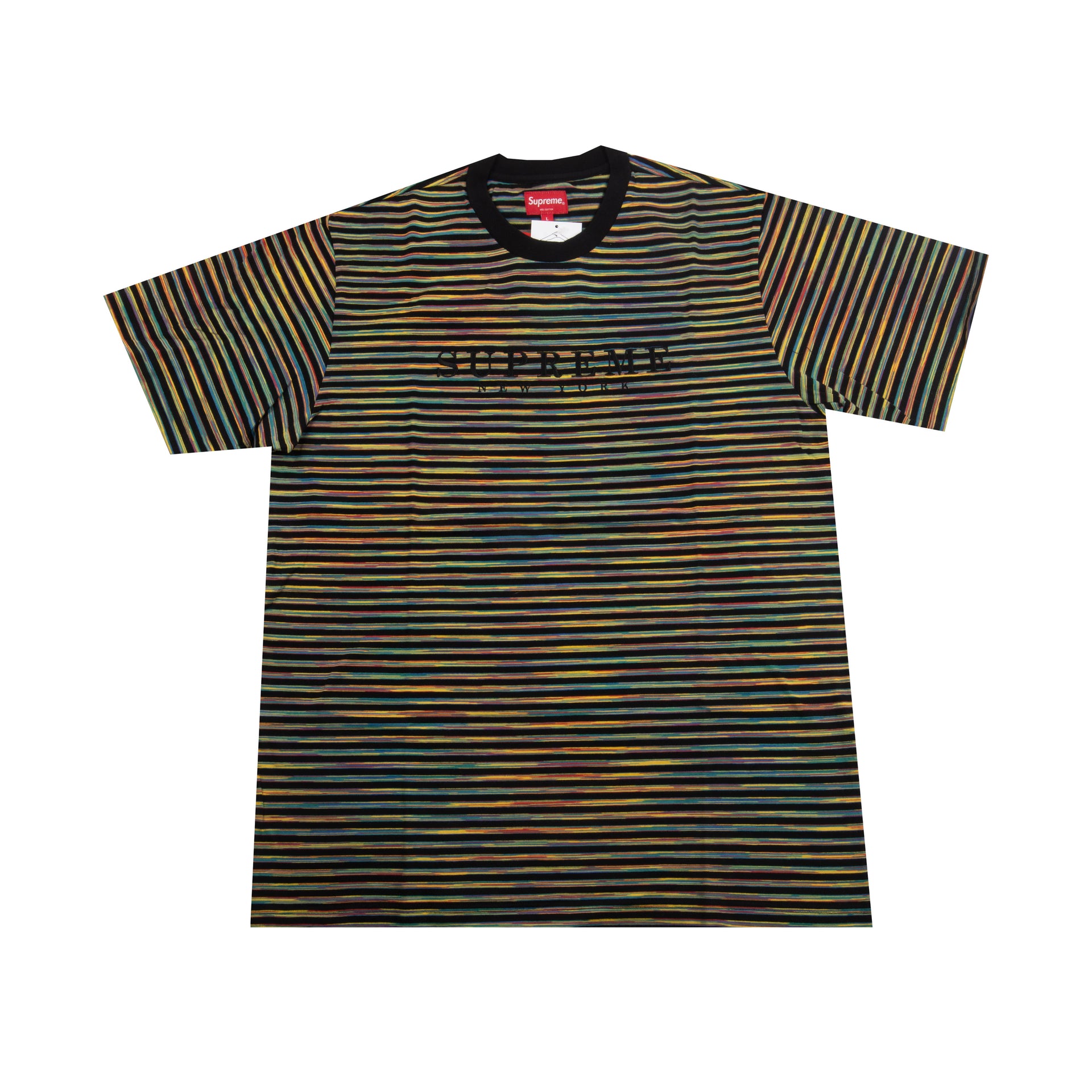 Supreme Black Static Stripe Top