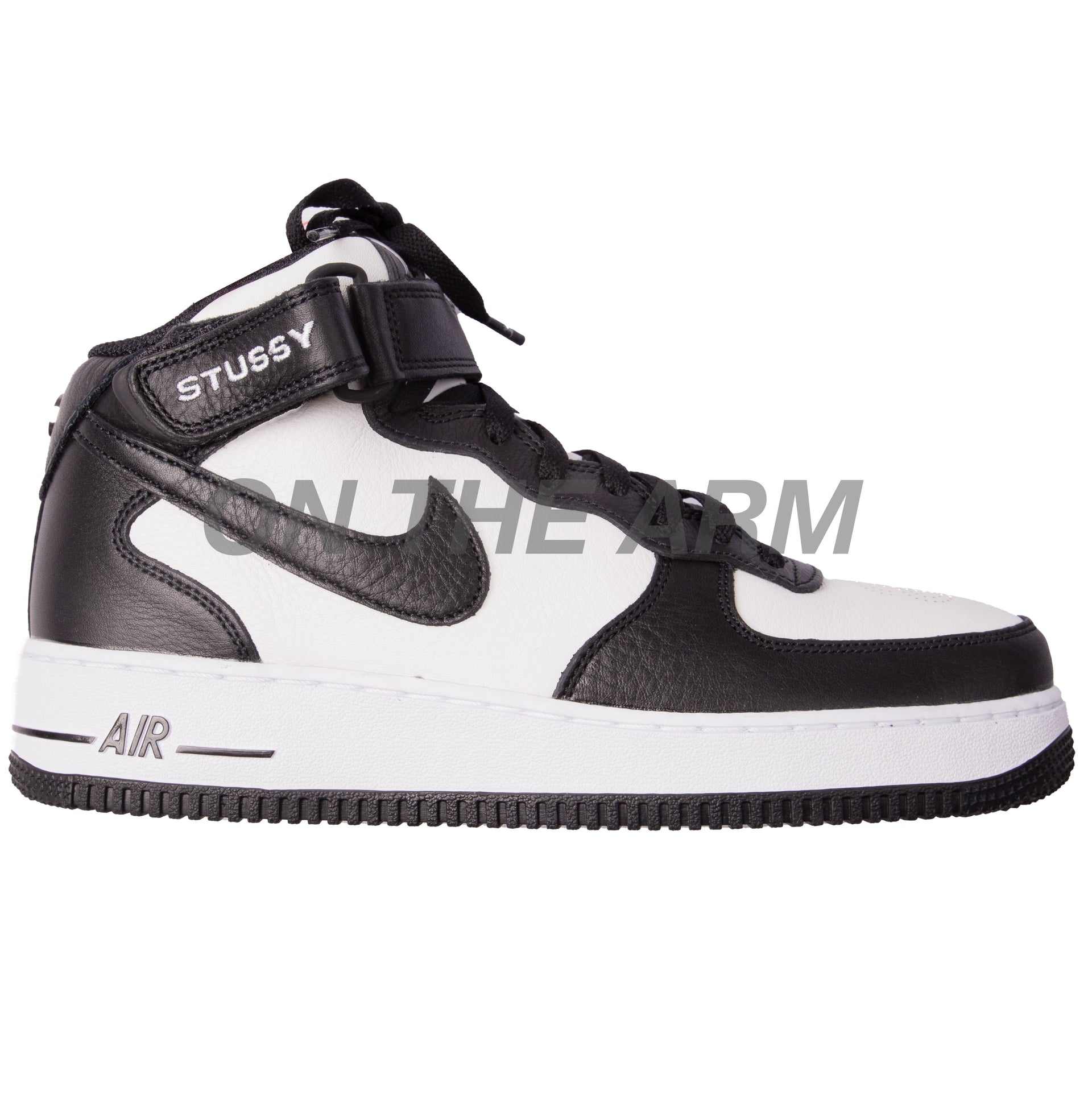 Nike Black Stussy Air Force 1 Mid