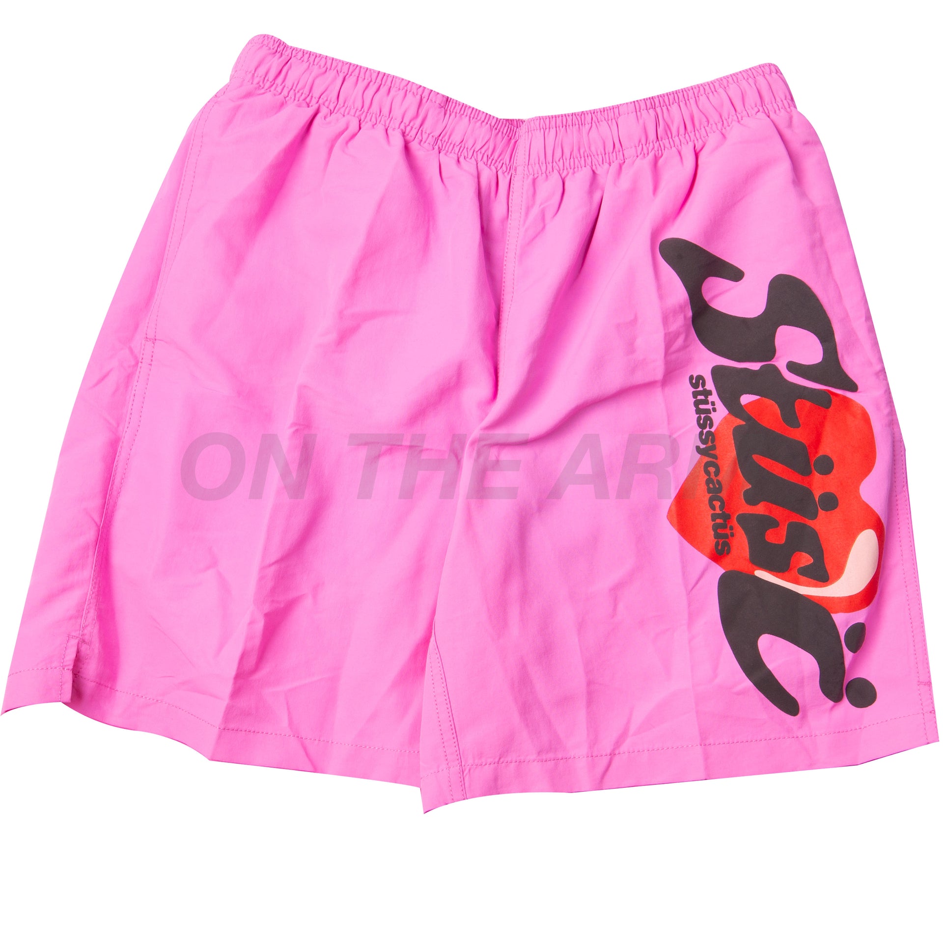 Cactus Plant Flea Market Pink Stussy Heart Water Shorts