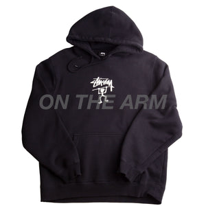 Stussy Black Caveman Hoodie PRE-OWNED