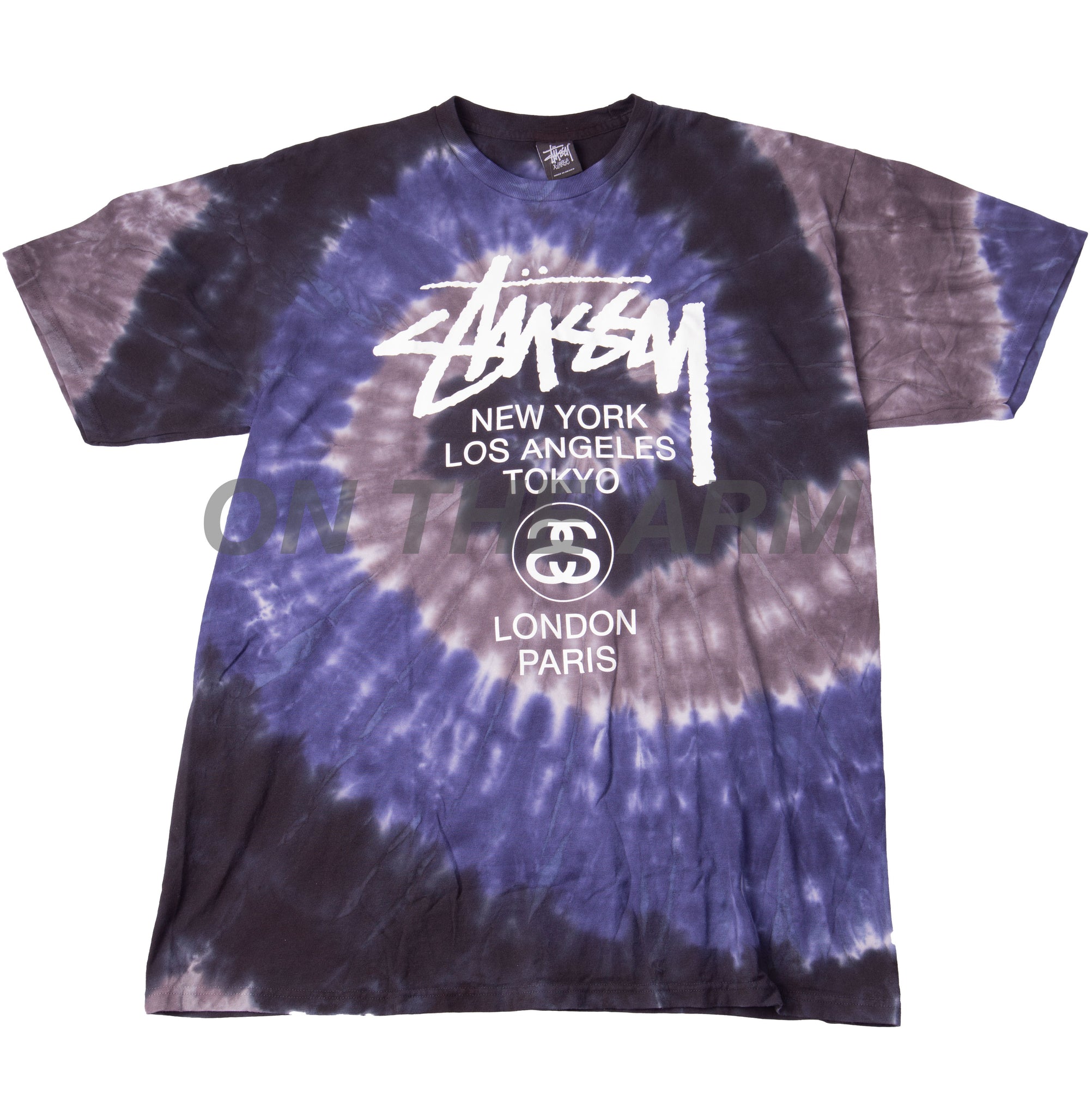Stussy Tie Dye Vintage 00s Stussy Tie Dye Thin/soft T-shirt Mens LG