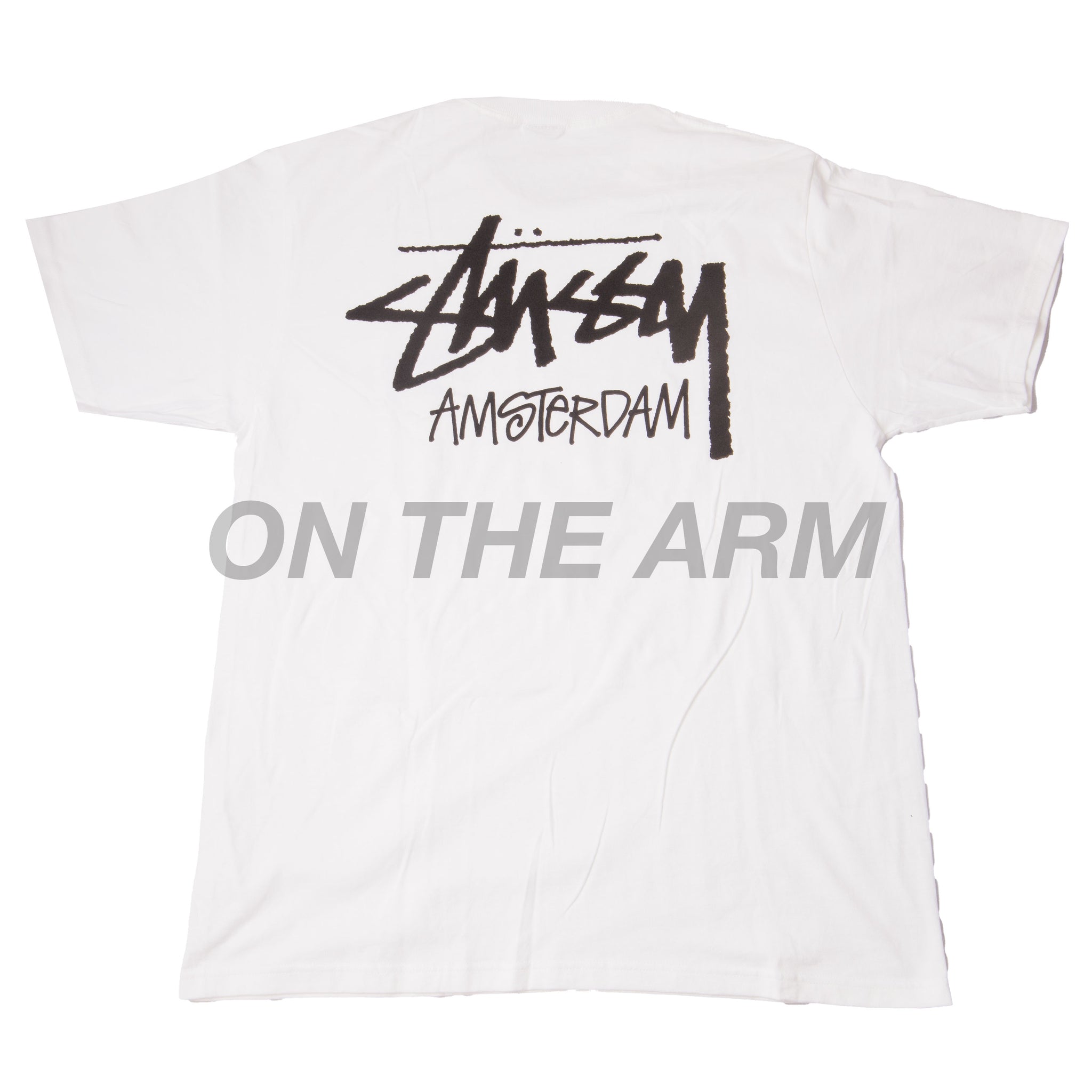 トップス Stussy Amsterdam Stussy White Amsterdam Chapter Tee – On The Arm