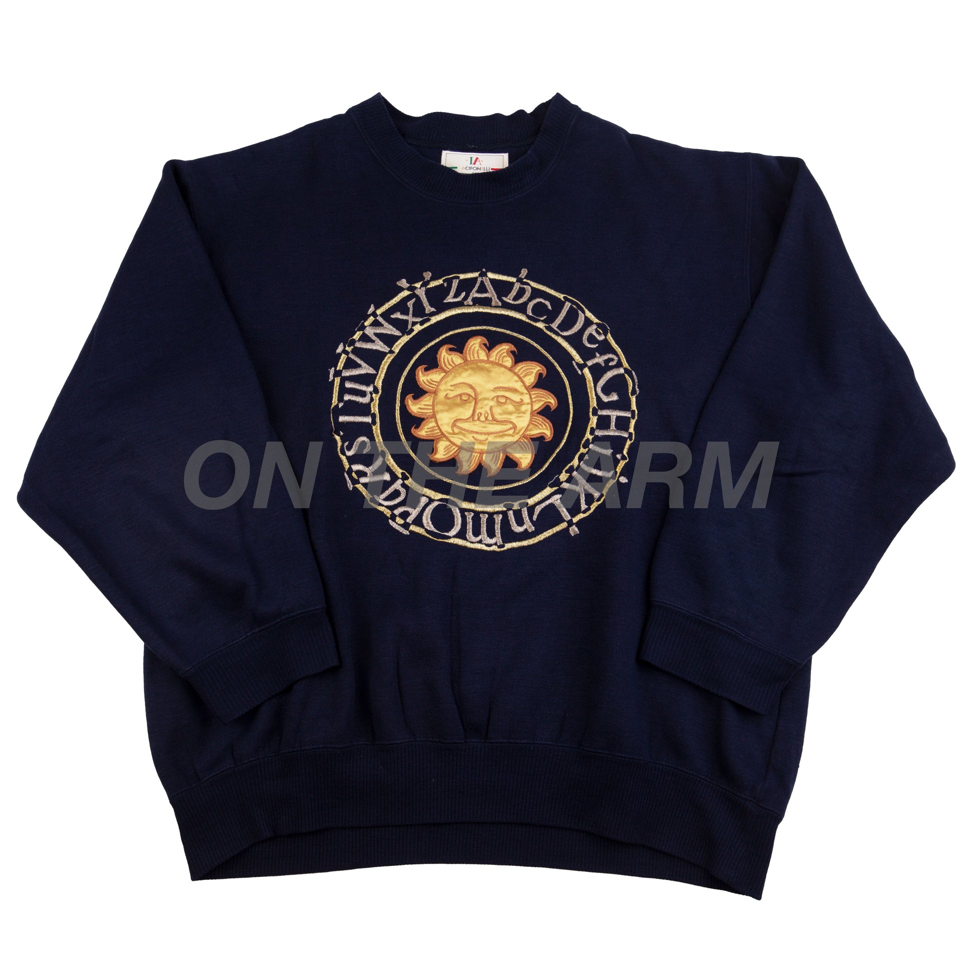 Vintage Navy Lacifonelli Sun Crew