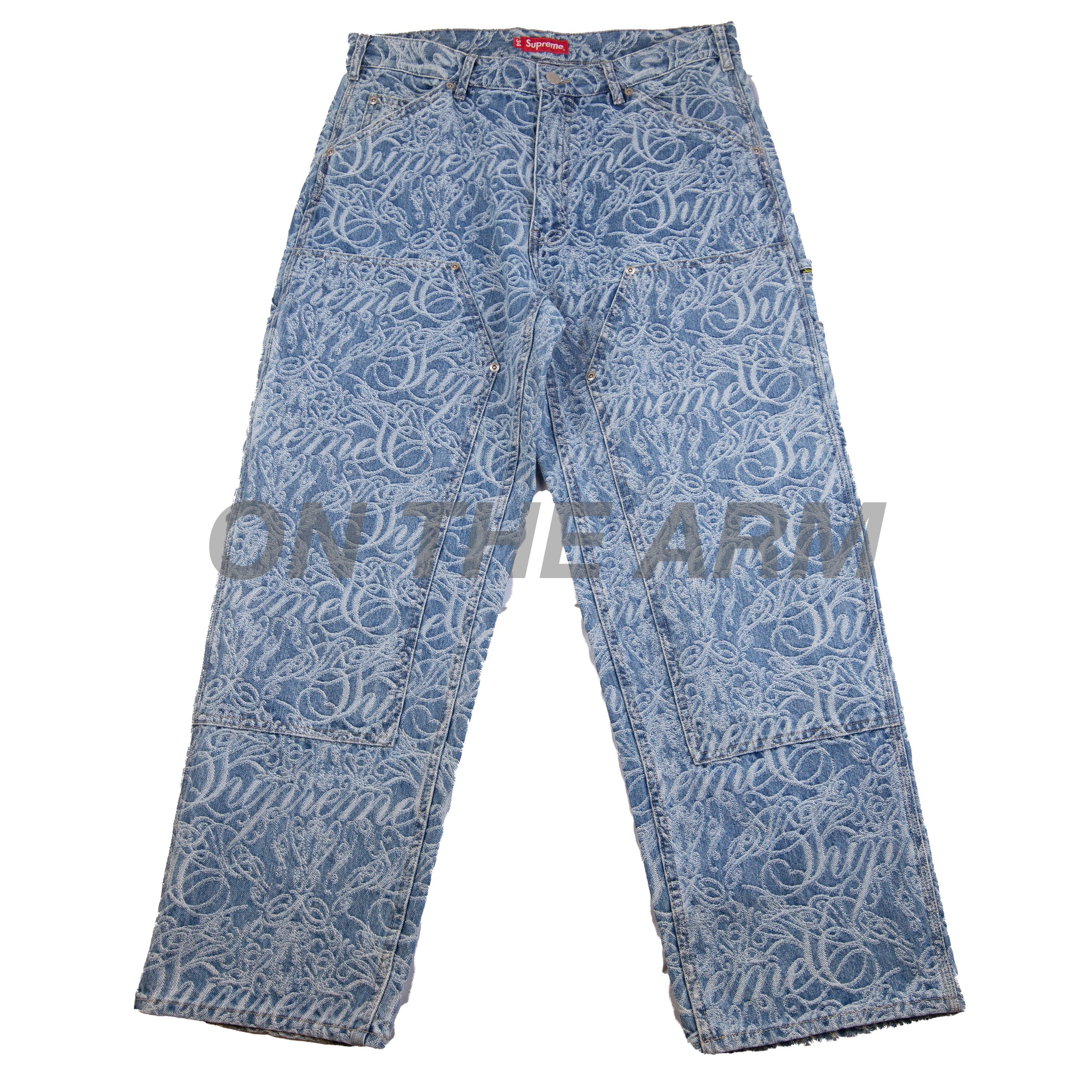 新品未使用) Supreme Script Jacquard Denim Pant | promochess.com