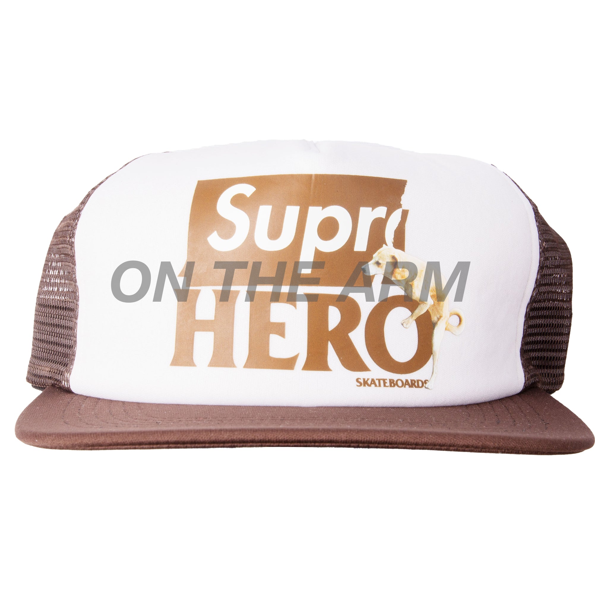 Supreme Brown Anti Hero Dog Mesh Hat