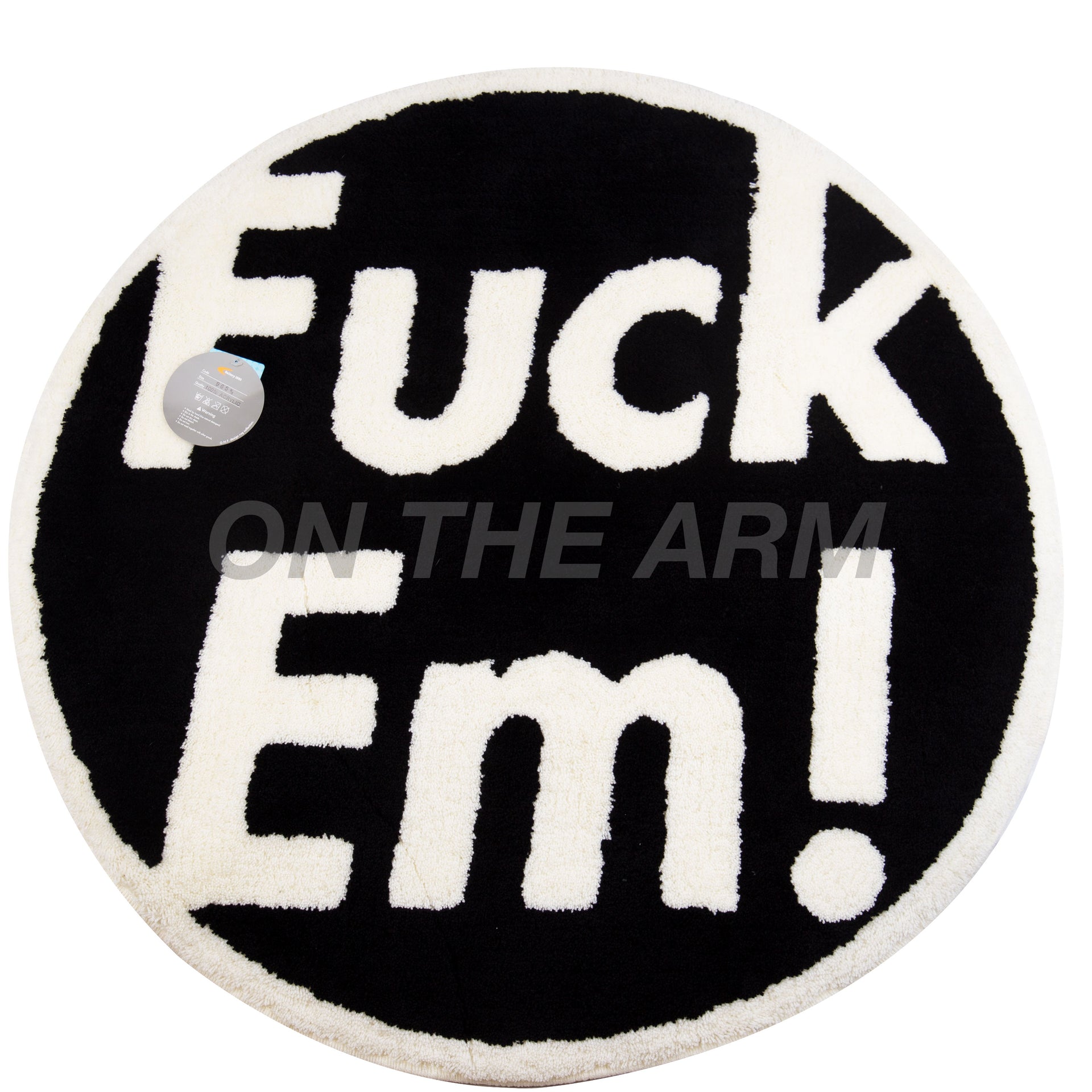 Supreme Black Gallery 1950 Fuck Em Rug