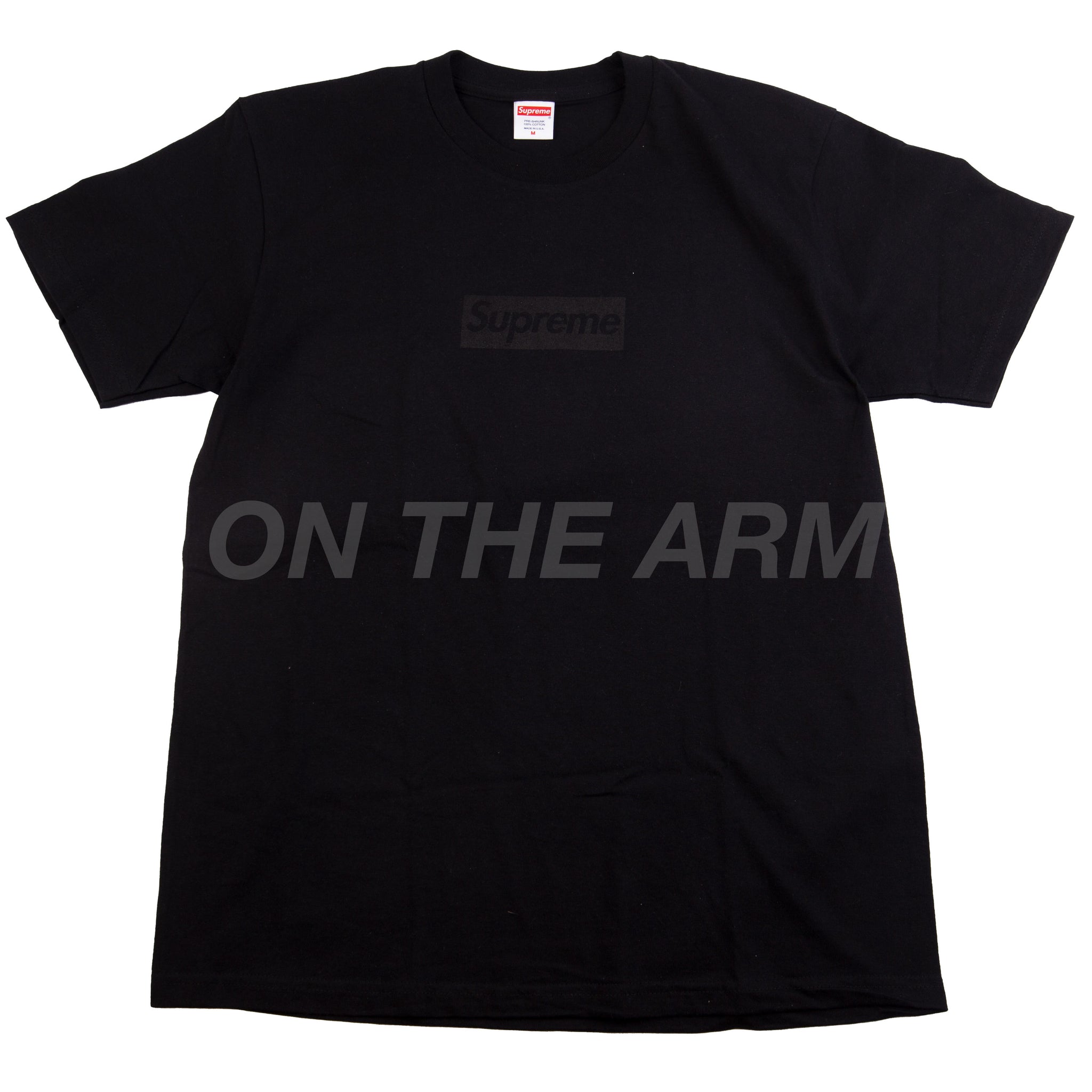 Supreme Black Tonal Box Logo Tee