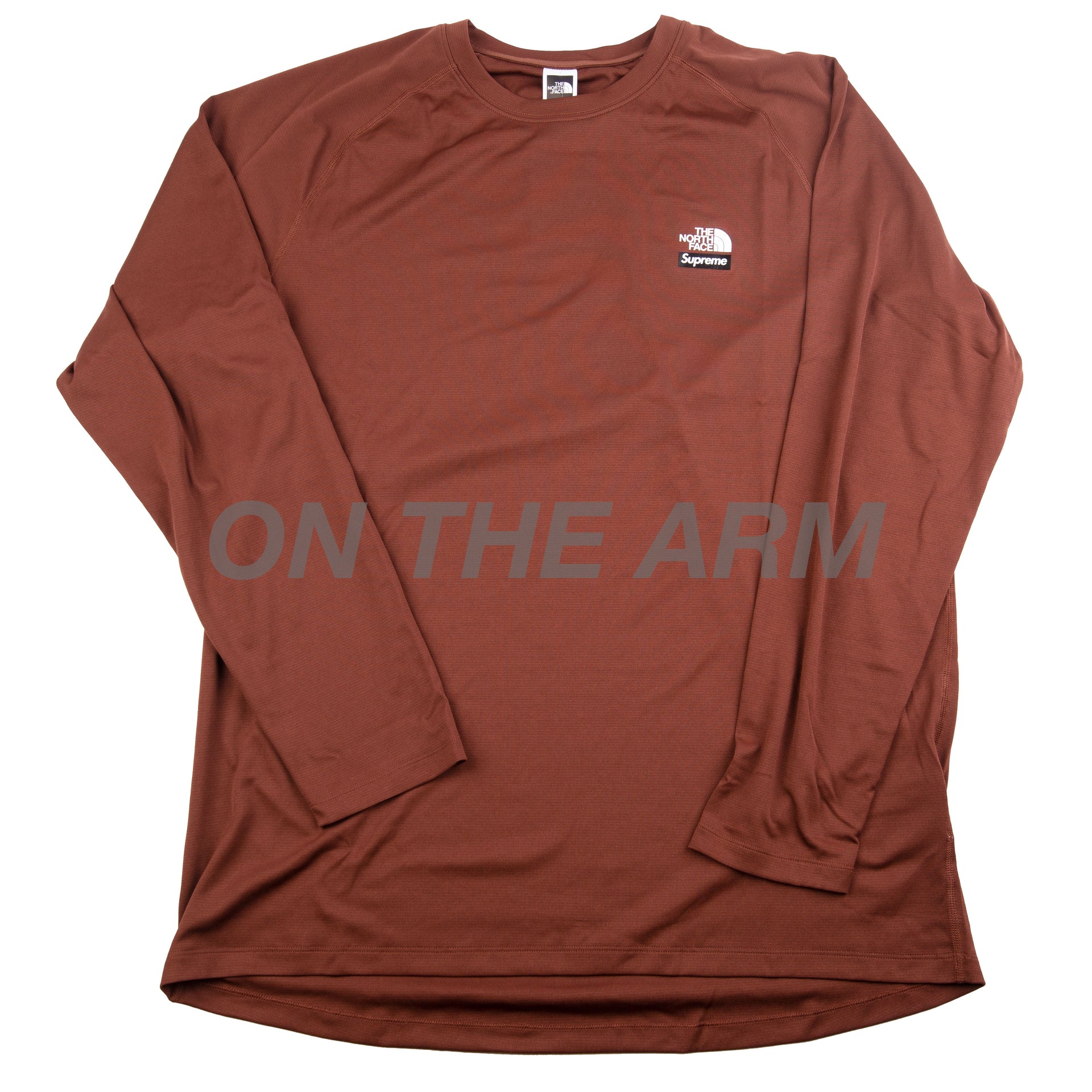 Supreme Brown TNF Base Layer L/S