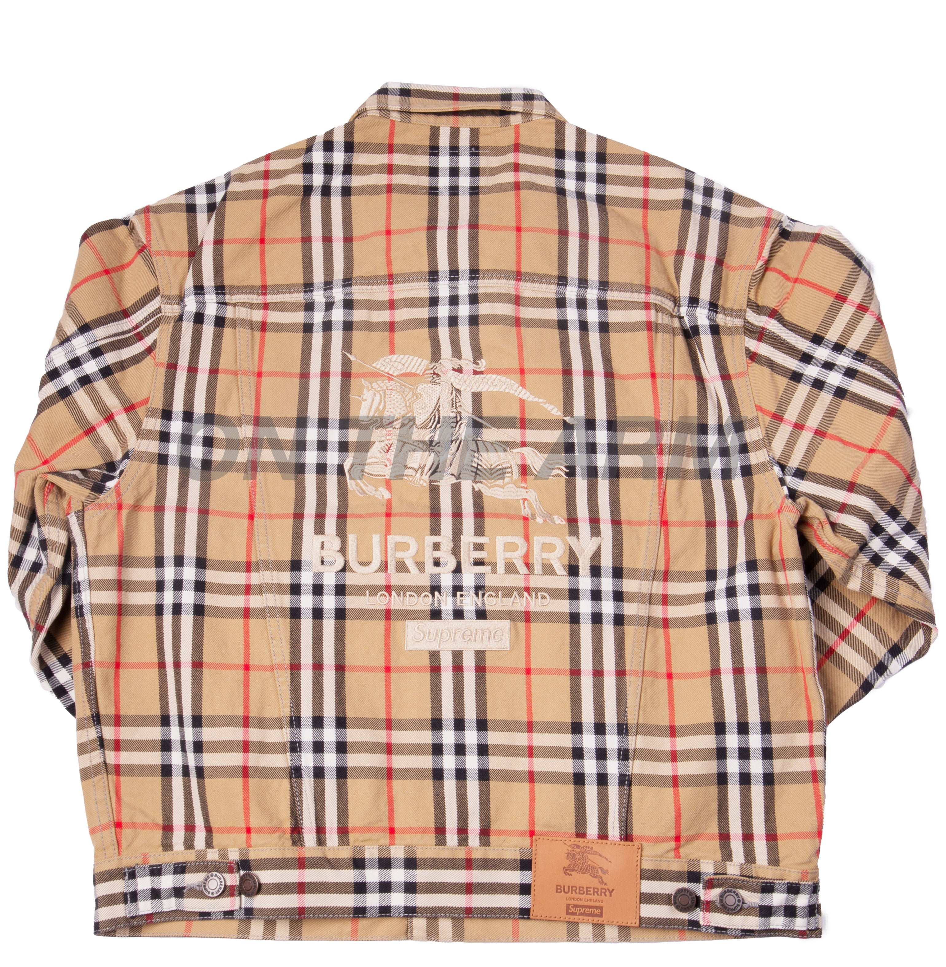 Supreme Tartan Flannel Shirt Burberry柄　M Supreme Tartan Flannel Shirt Burberry柄M