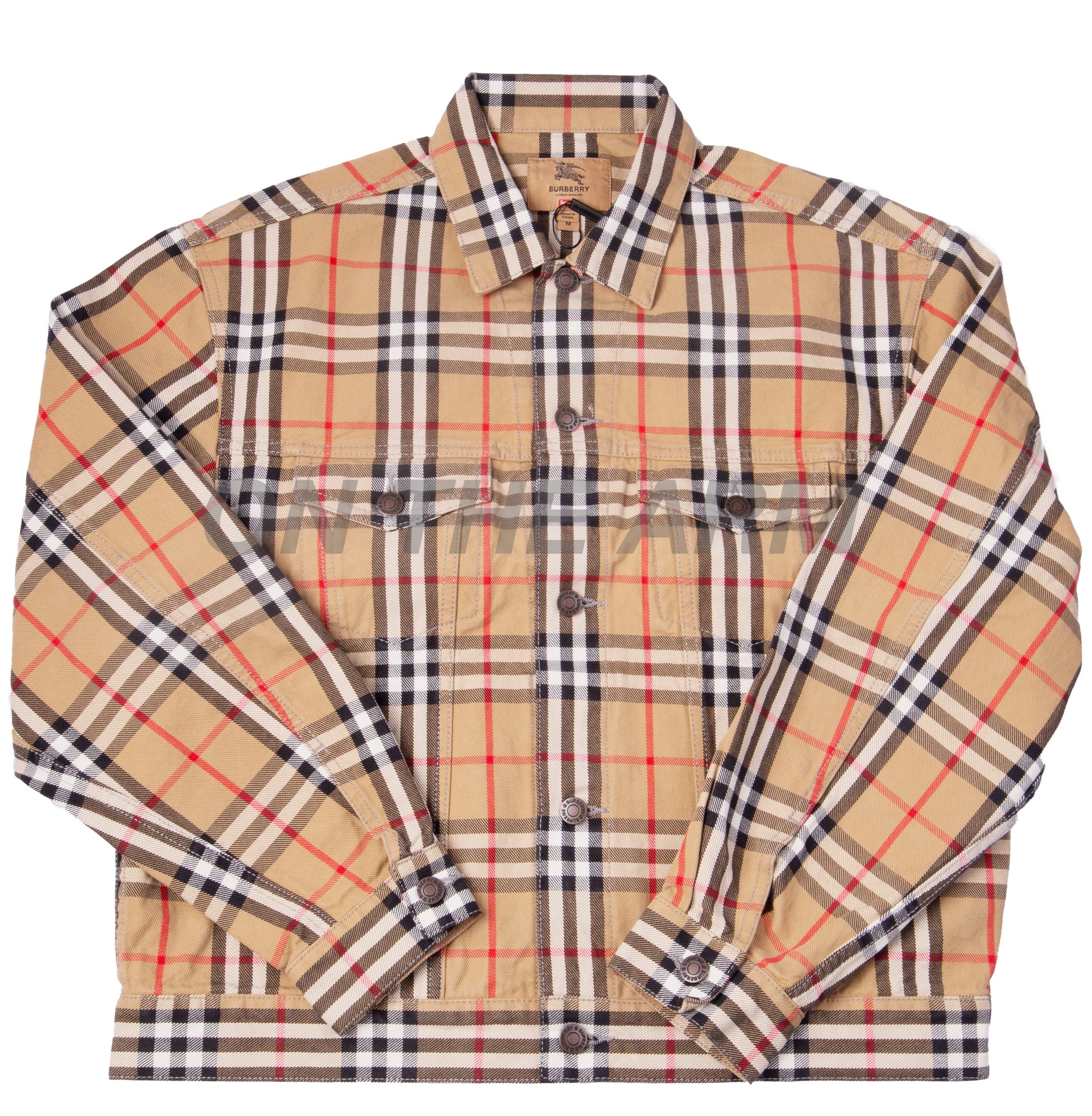 Supreme Plaid Burberry Jacket