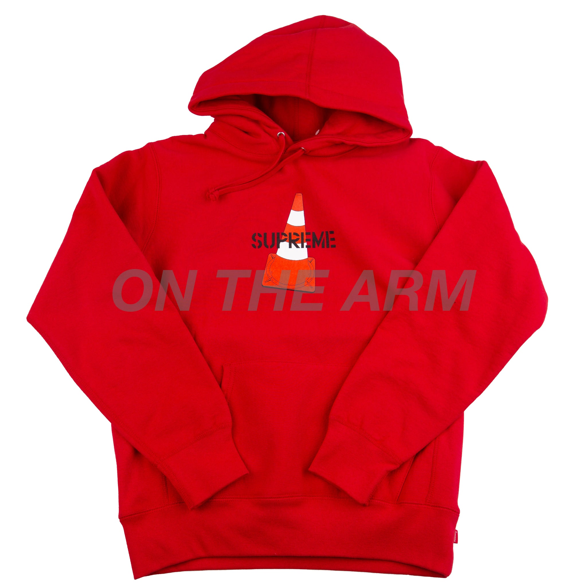 Supreme Cone Hooded Sweatshirt Red