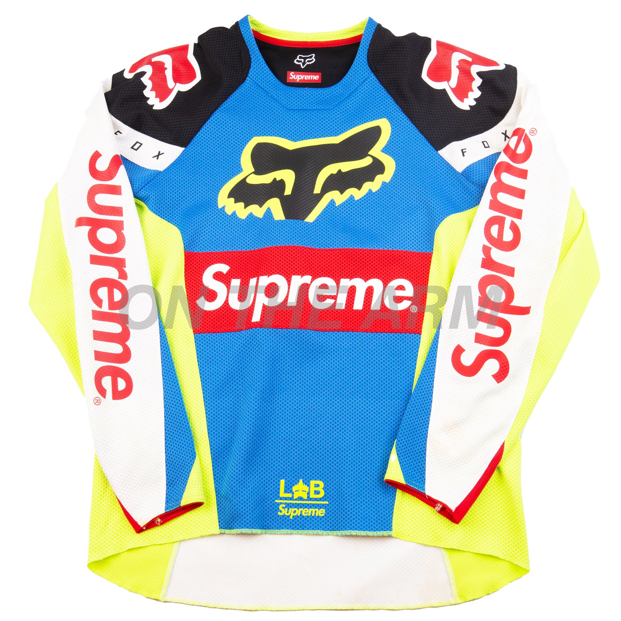 大得価2023 Supreme - supreme fox racing moto jersey tops Lの通販 ...
