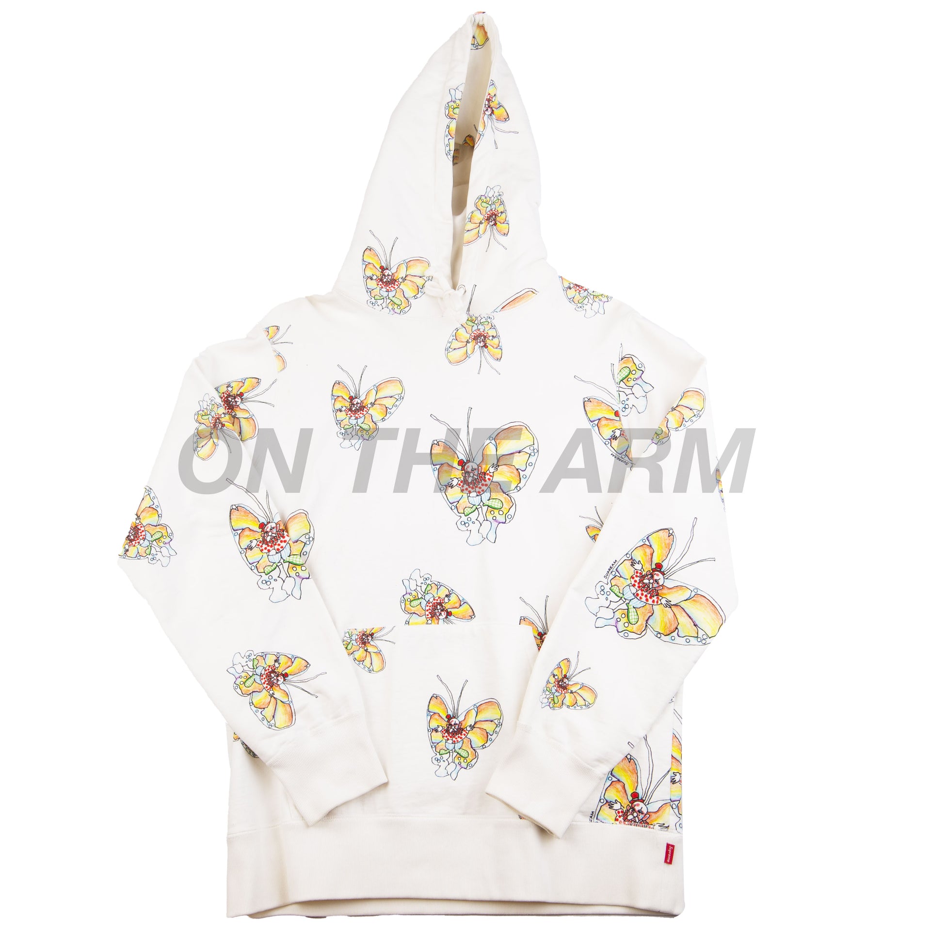 Supreme White Gonz Butterfly Hoodie (2015) PRE-OWNED