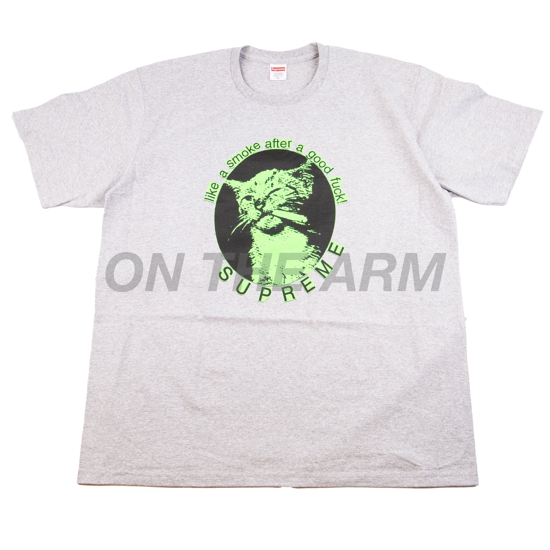 Supreme Heather Grey Smoke Tee