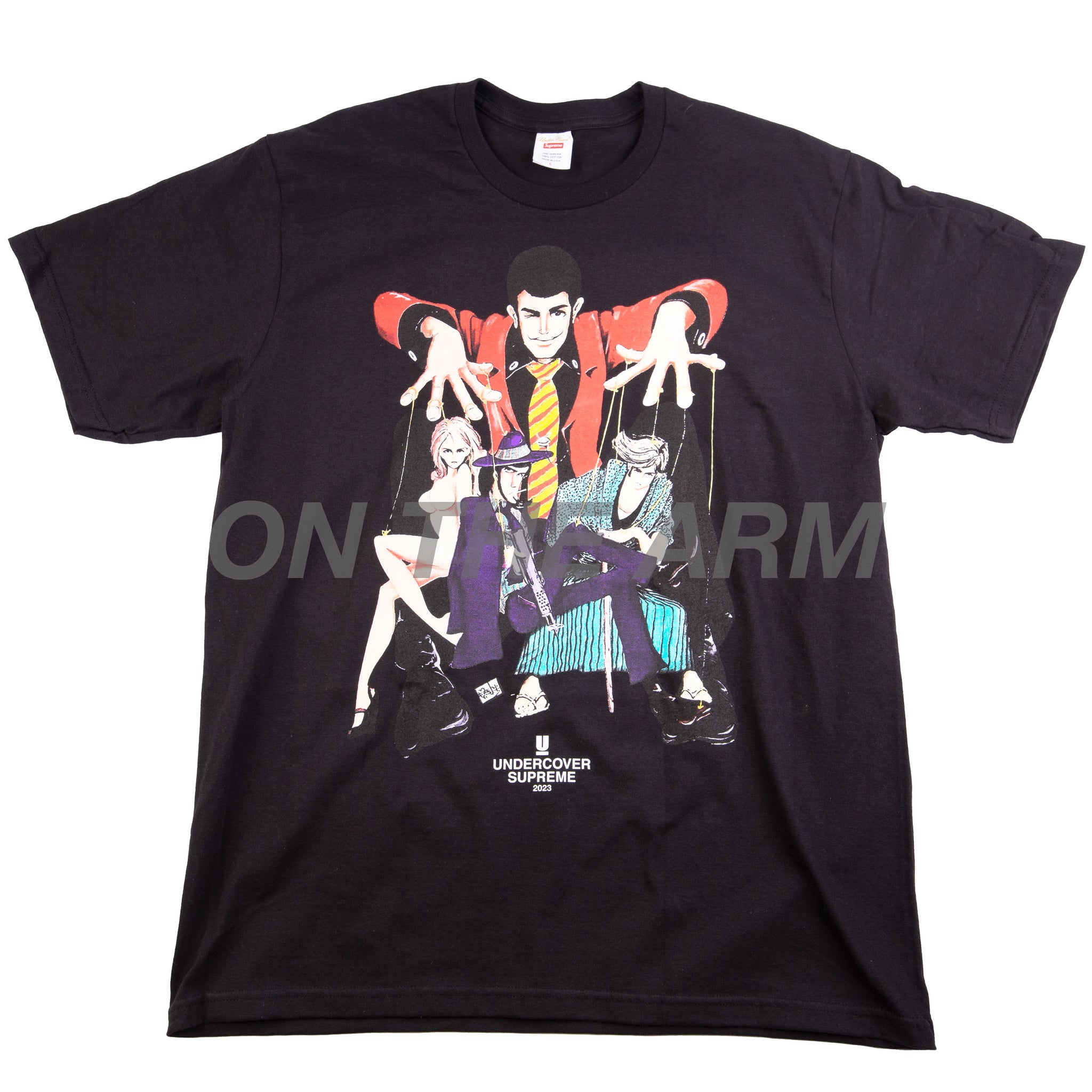 Supreme Black Undercover Lupin Tee