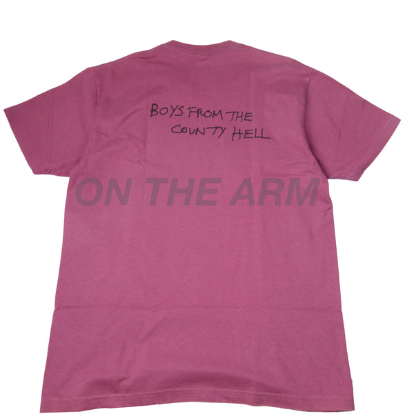 Supreme Burgundy Shane Macgowan Tee USED