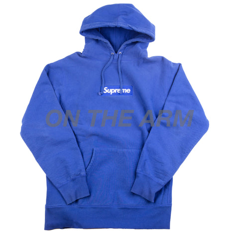 Supreme Royal Box Logo Hoodie PRE-OWNED