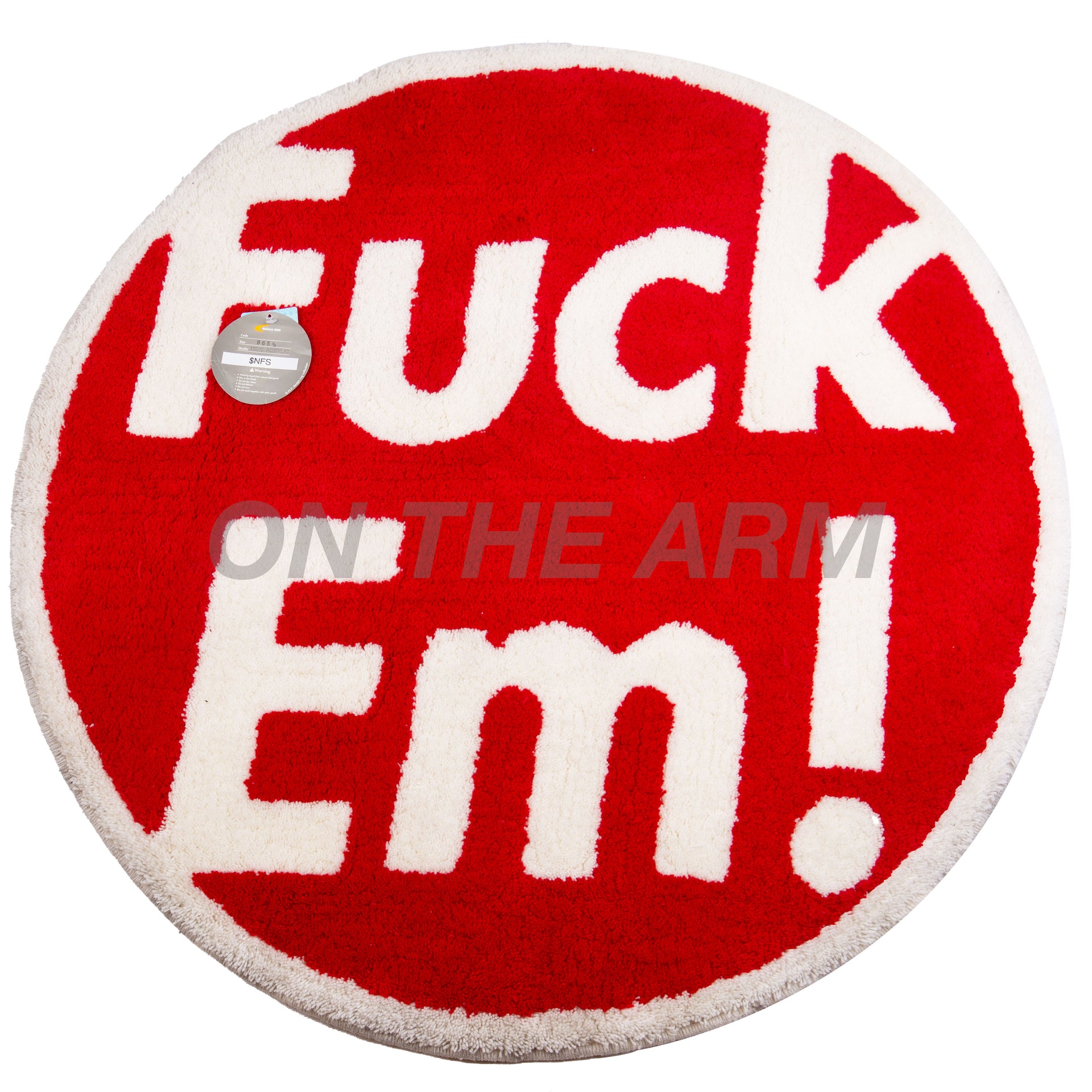 Supreme Red Gallery 1950 Fuck Em Rug