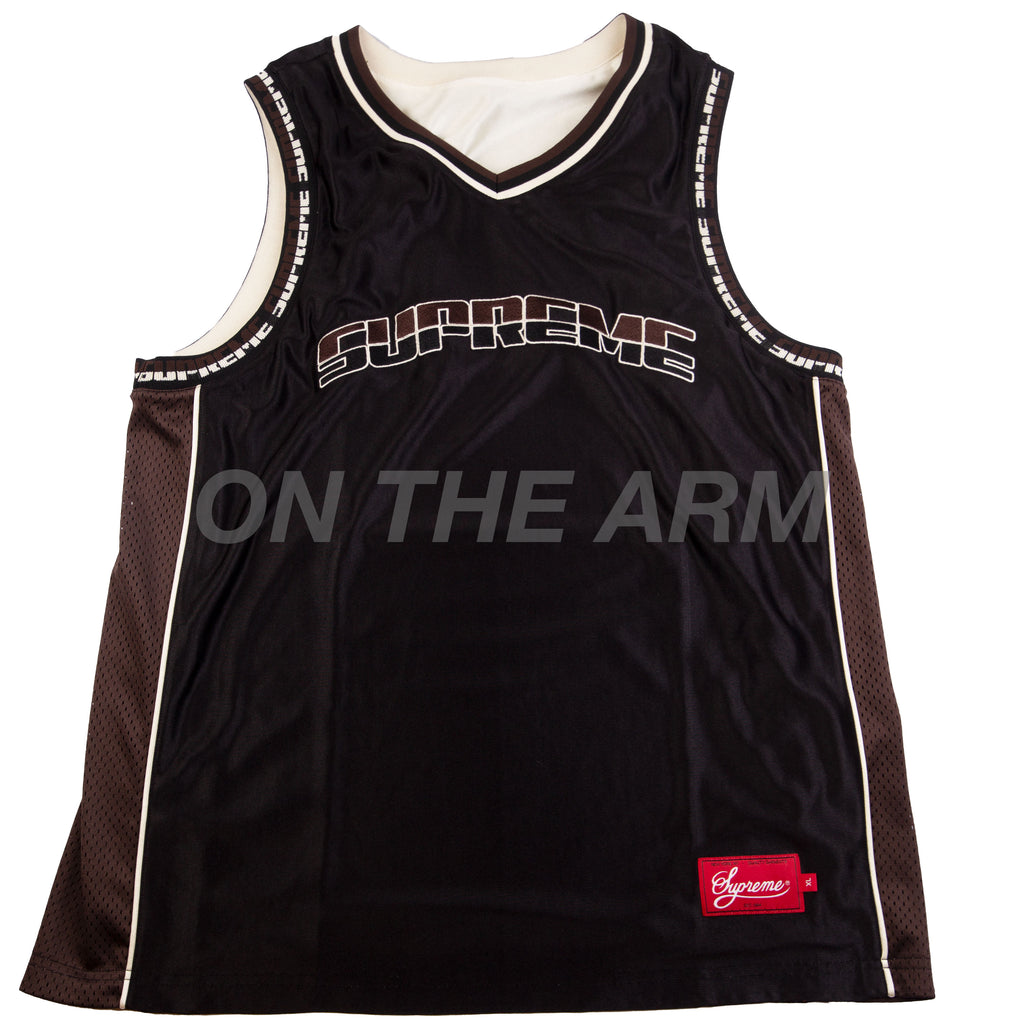 Supreme Black/Brown Reversible Basketball Jersey PRE-OWNED – On The Arm