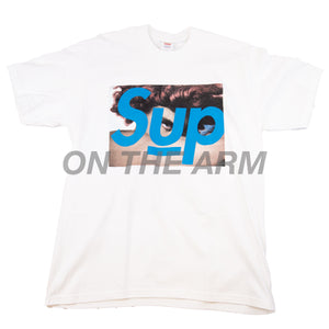 Supreme White Undercover Face Tee – On The Arm