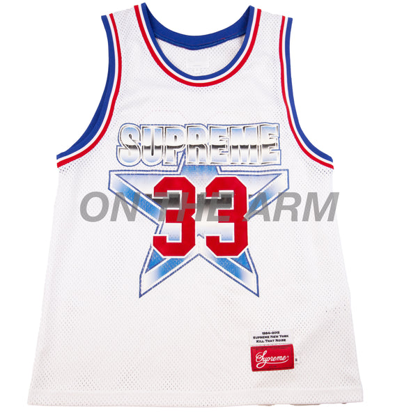 Supreme White All Star Jersey PRE-OWNED