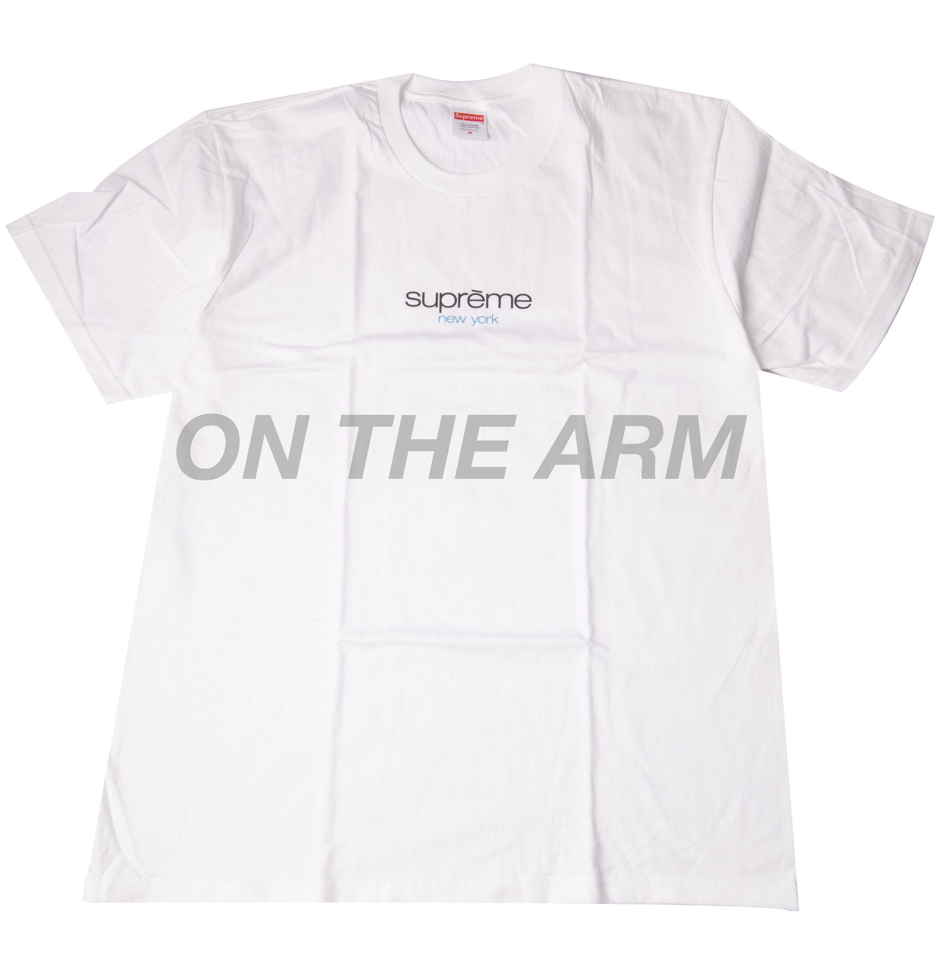 Supreme White Classic Logo Tee