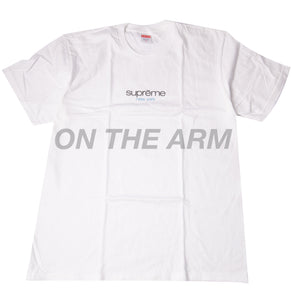 Supreme White Classic Logo Tee