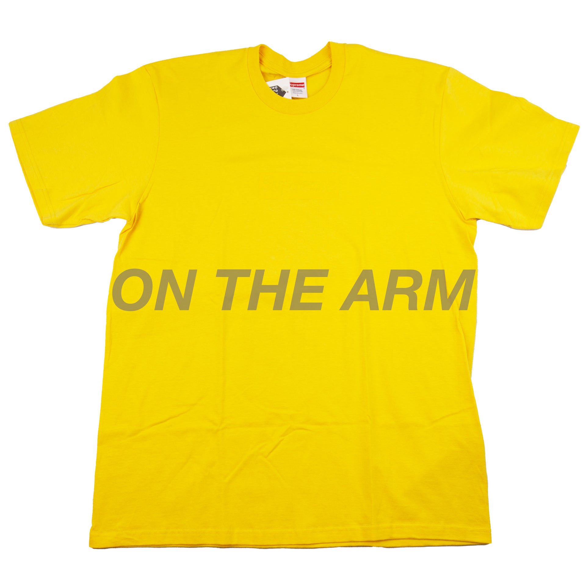 Supreme Yellow Tonal Box Logo Tee