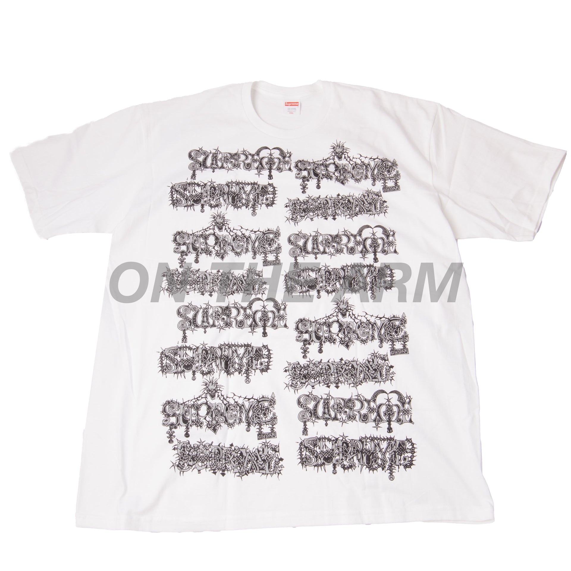 Supreme White Wombat Tee