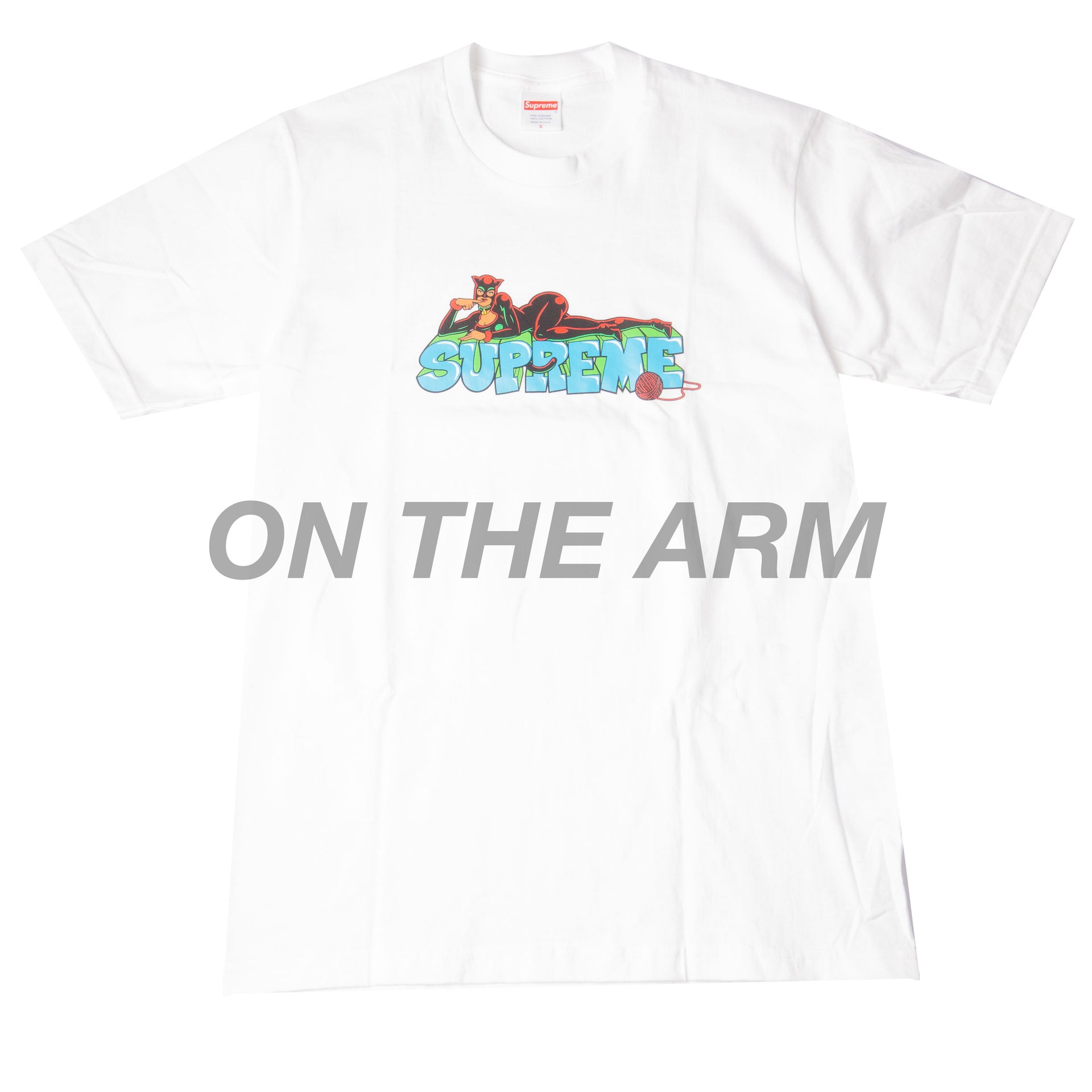 Supreme White Catwoman Tee