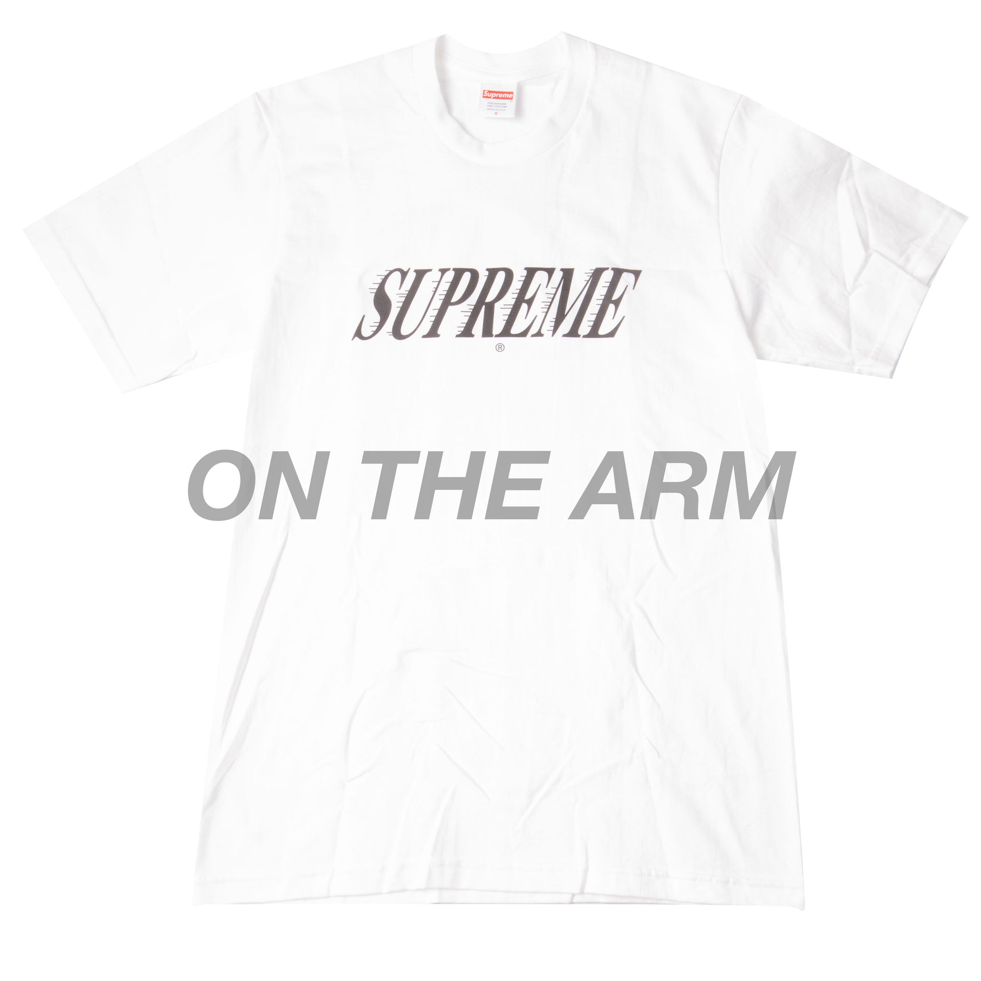 Supreme White Slap Shot Tee