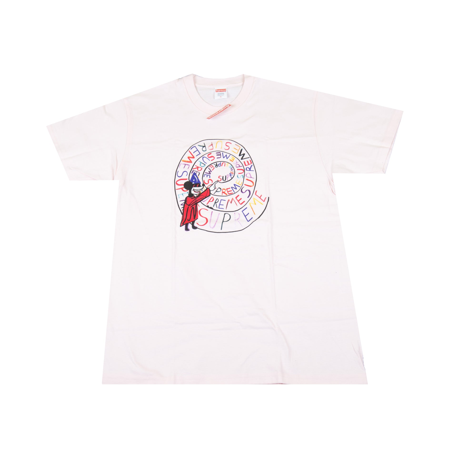 Supreme Pale Pink Joe Roberts Swirl Tee