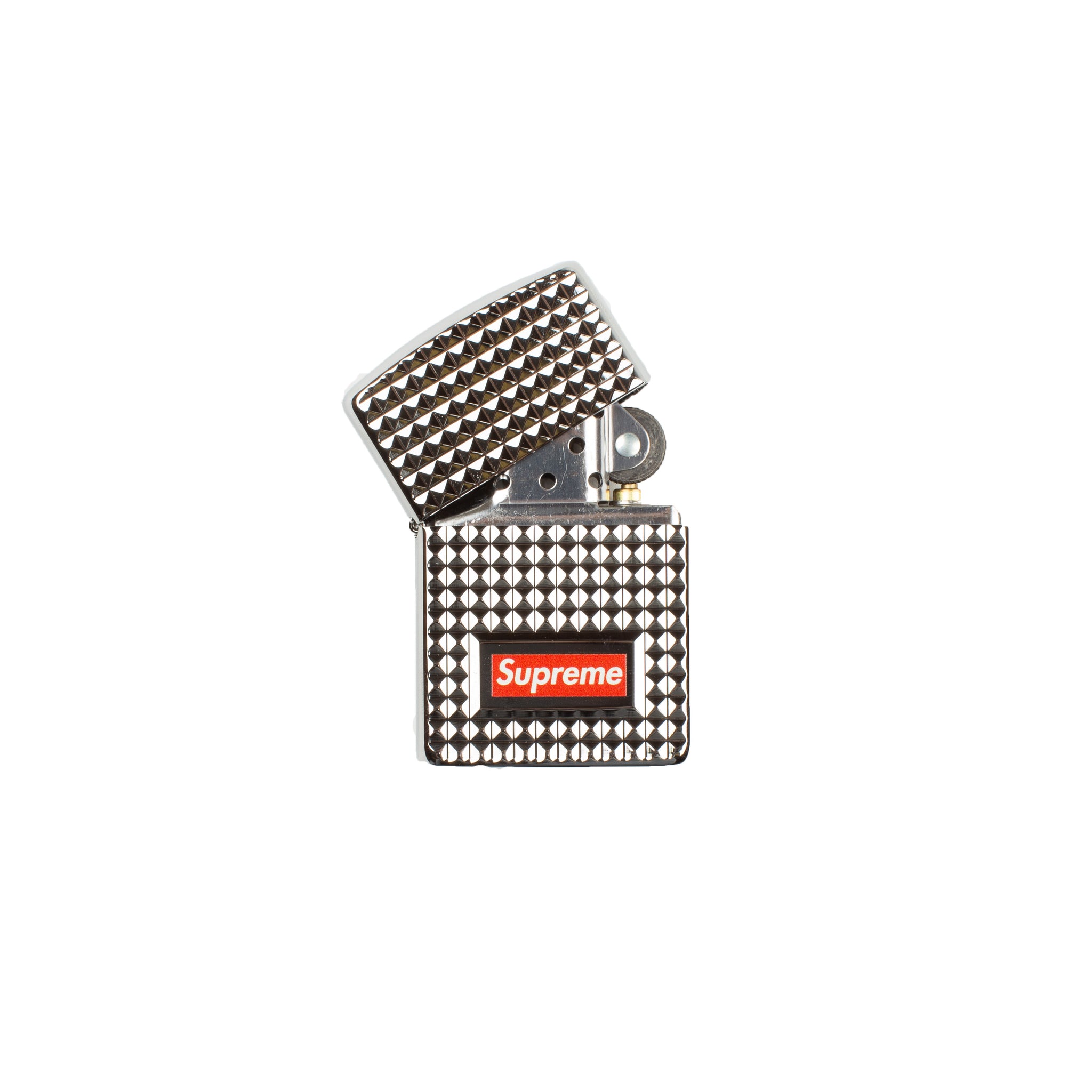 Supreme Silver Diamond Cut Zippo